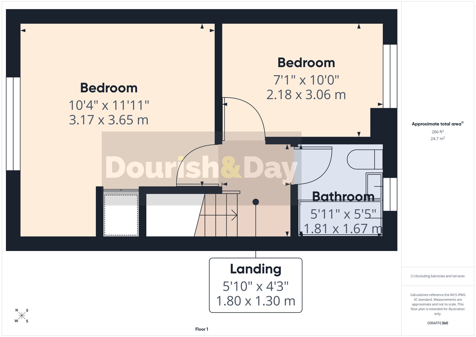 2 bed terraced house for sale in Edwards Drive, Stafford, ST16 - Property floorplan