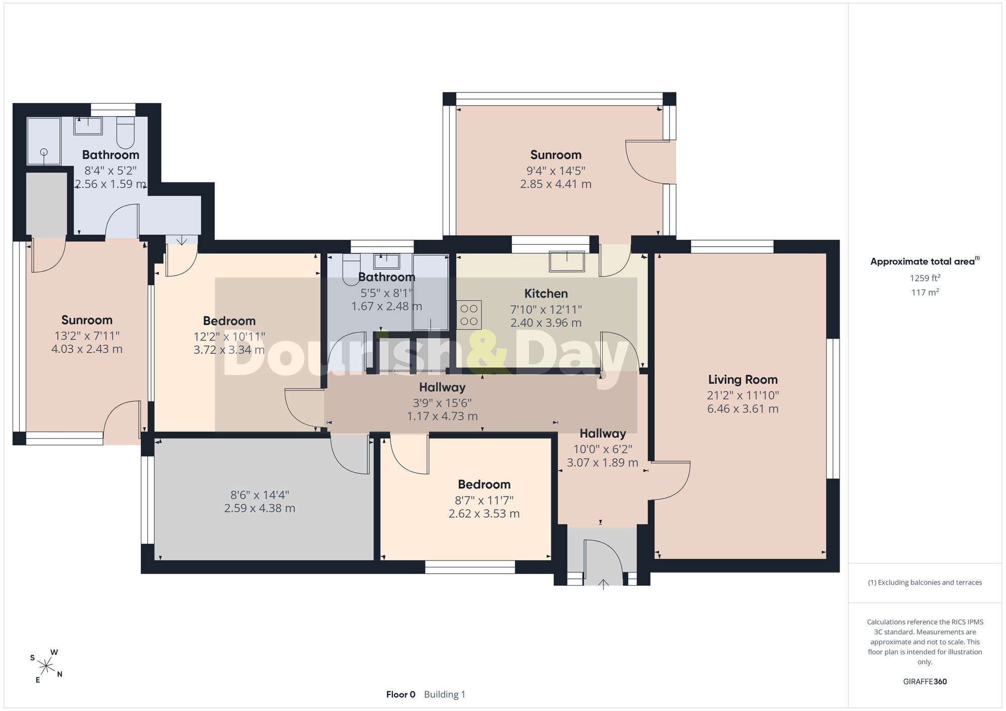 3 bed detached bungalow for sale in Haywood Lane, Cheswardine, TF9 - Property floorplan