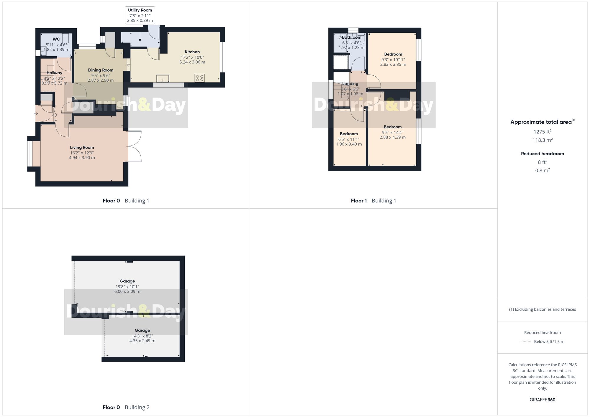 3 bed semi-detached house for sale in Green Bank, Adderley, TF9 - Property floorplan