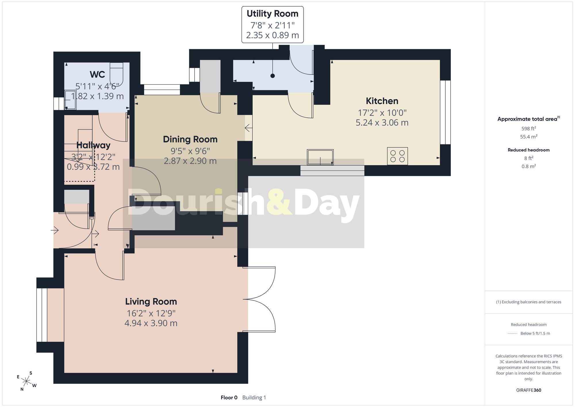 3 bed semi-detached house for sale in Green Bank, Adderley, TF9 - Property floorplan