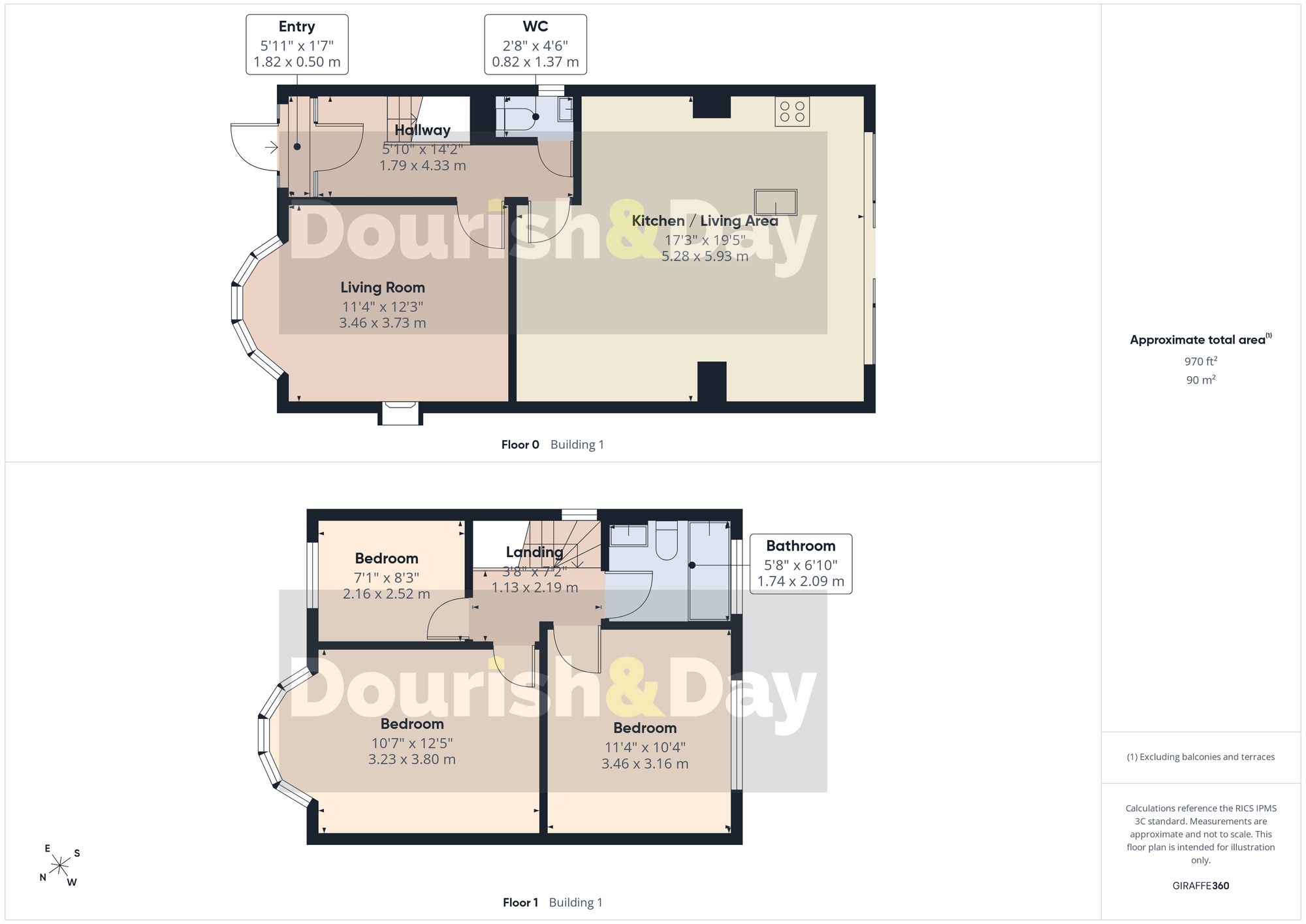 3 bed detached house for sale in Highfield Grove, Stafford, ST17 - Property floorplan
