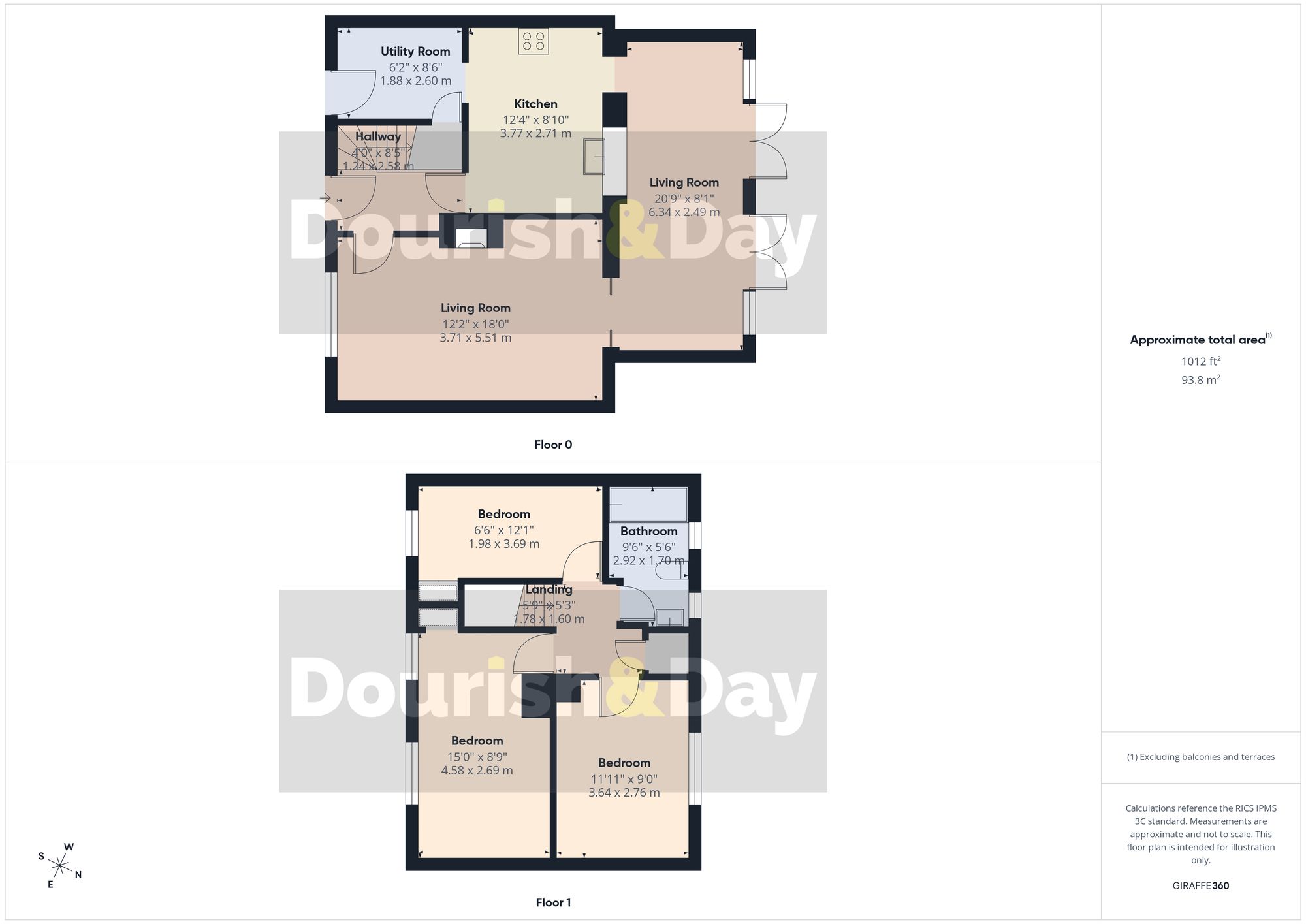 3 bed terraced house for sale in Oxbarn Road, Stafford, ST17 - Property floorplan