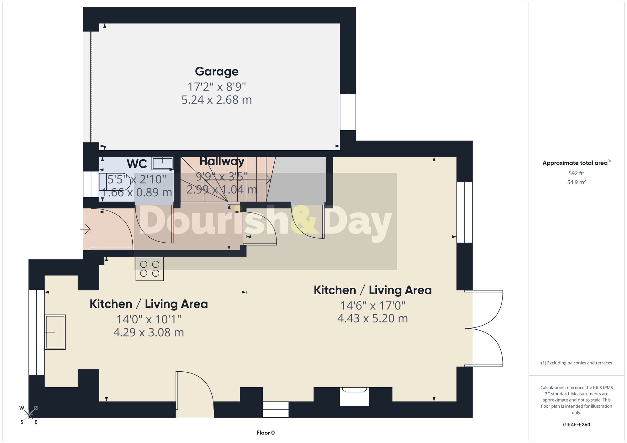 3 bed detached house for sale in Market Place, Hampton, SY14 - Property floorplan