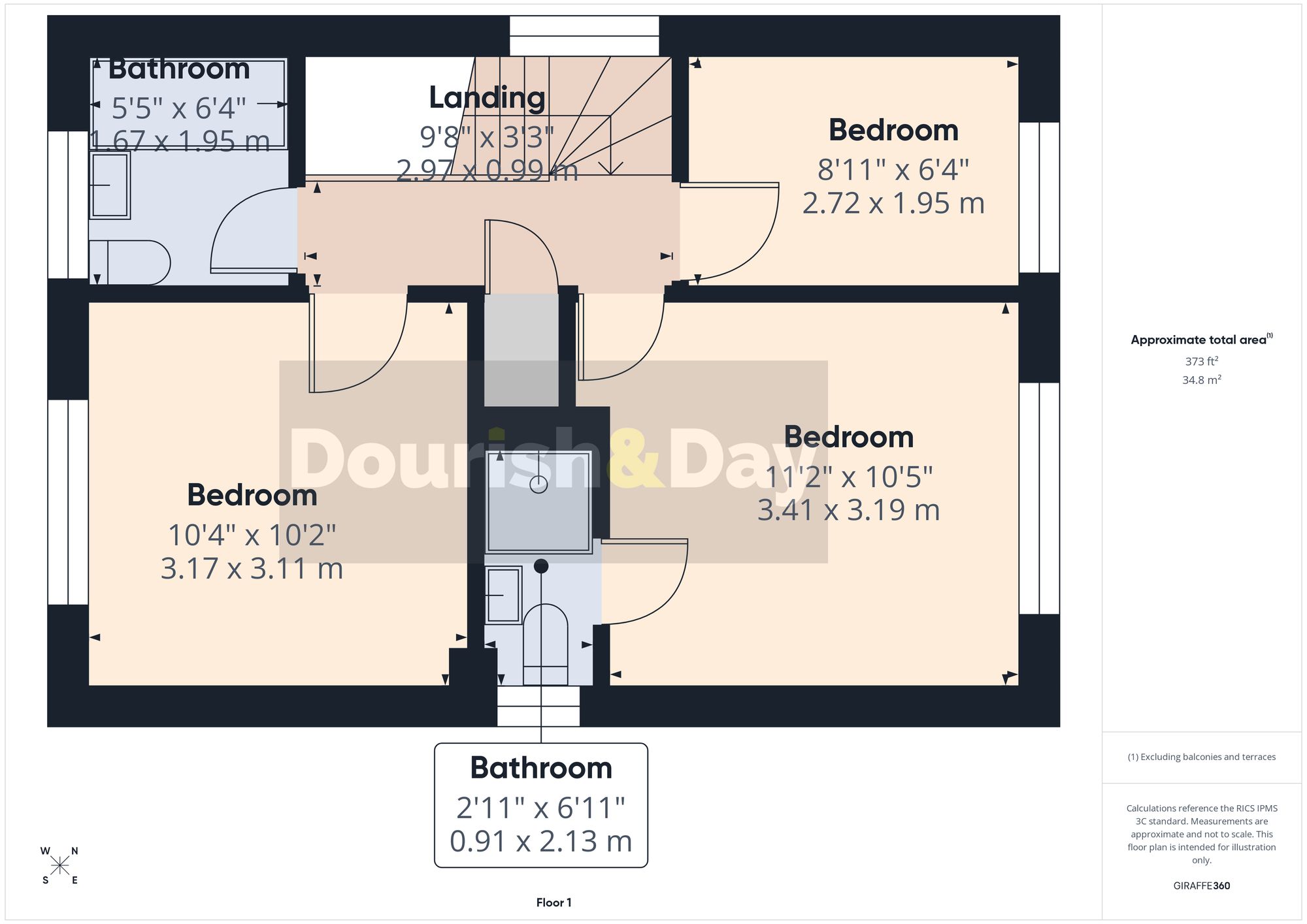 3 bed detached house for sale in Market Place, Hampton, SY14 - Property floorplan