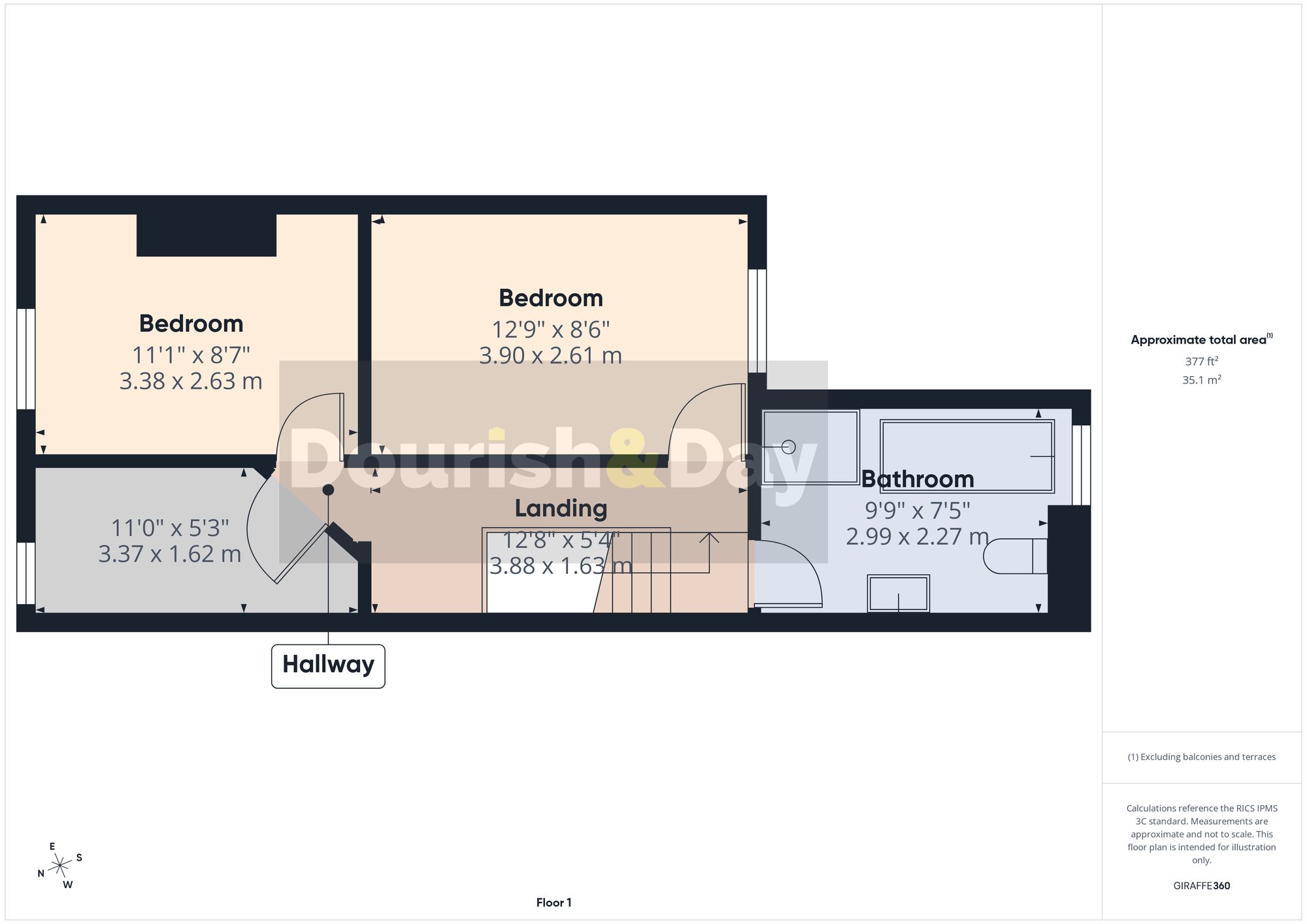 3 bed terraced house for sale in Cramer Street, Stafford, ST17 - Property floorplan