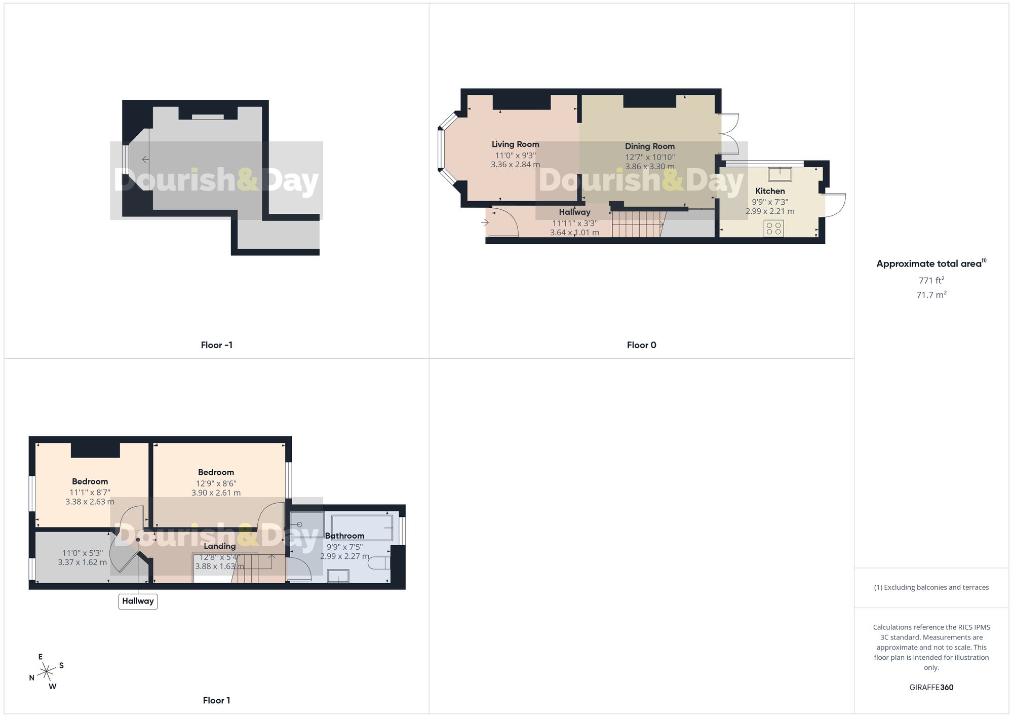 3 bed terraced house for sale in Cramer Street, Stafford, ST17 - Property floorplan