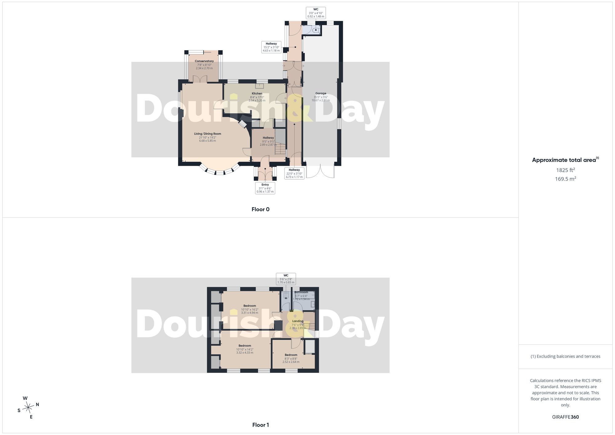 3 bed detached house for sale in Knowle Road, Stafford, ST17 - Property floorplan