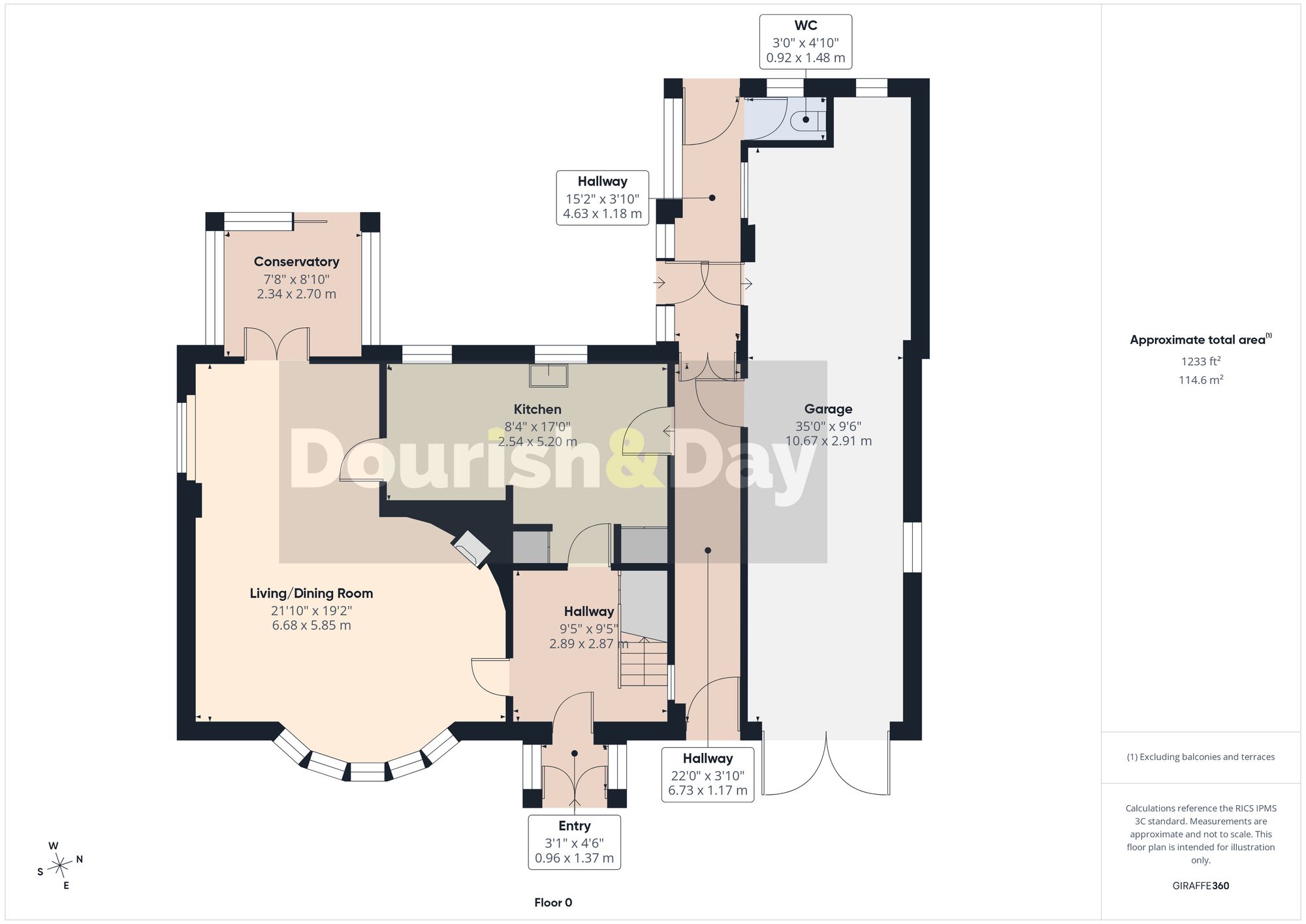 3 bed detached house for sale in Knowle Road, Stafford, ST17 - Property floorplan