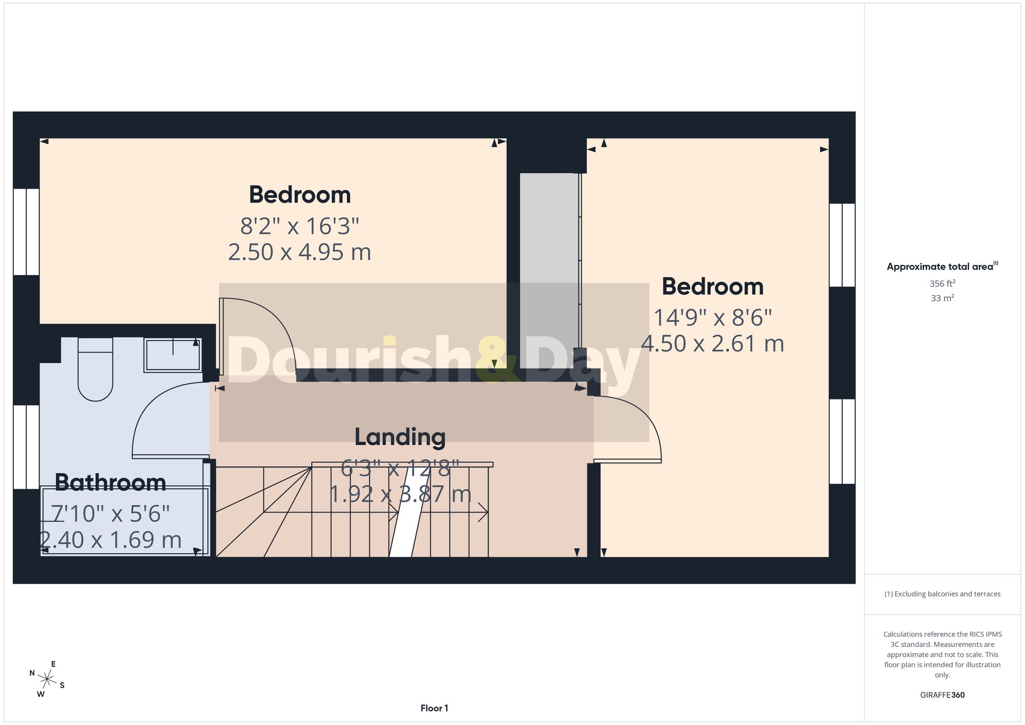 3 bed terraced house for sale in Marley Grove, Whitchurch, SY13 - Property floorplan
