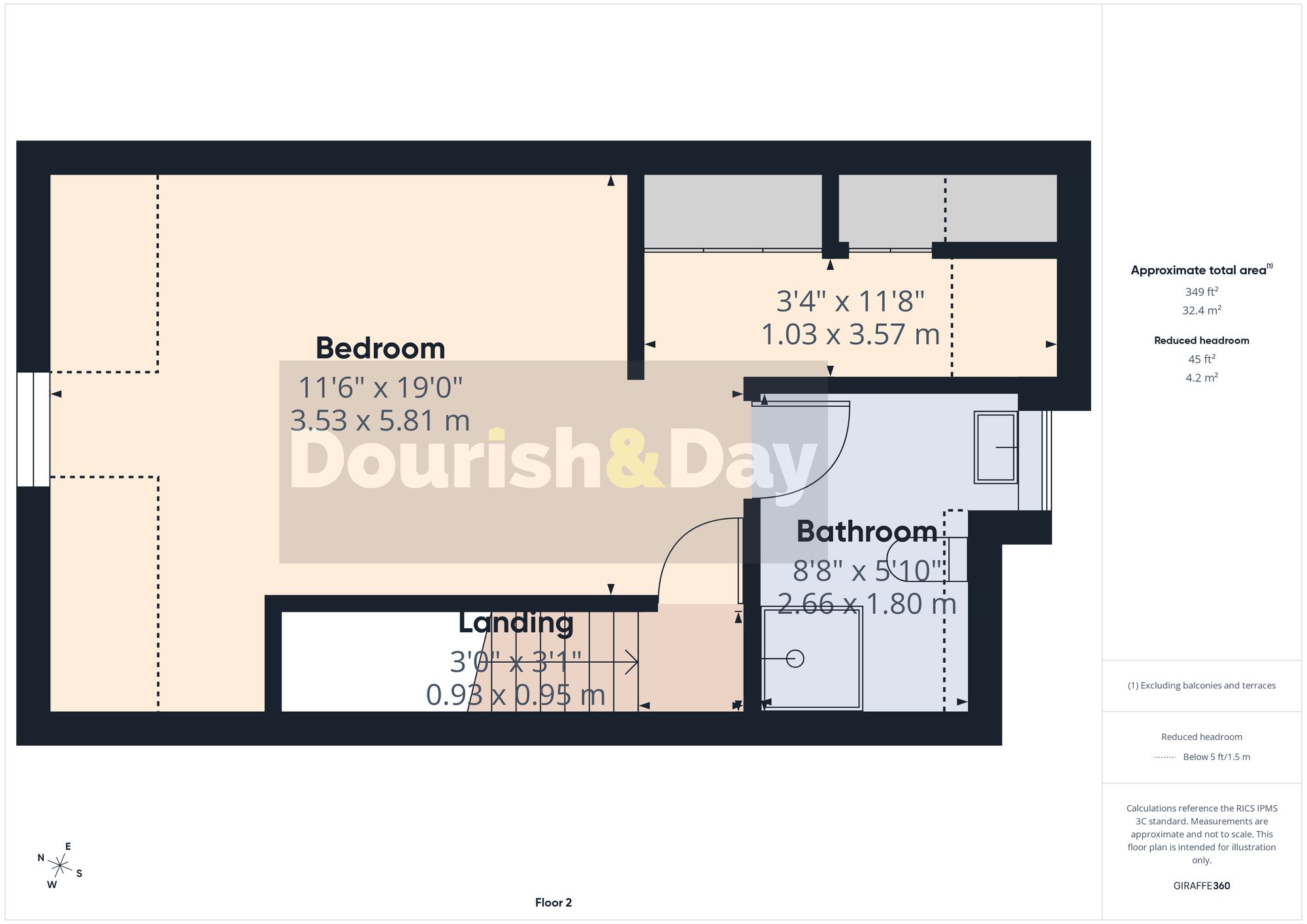 3 bed terraced house for sale in Marley Grove, Whitchurch, SY13 - Property floorplan