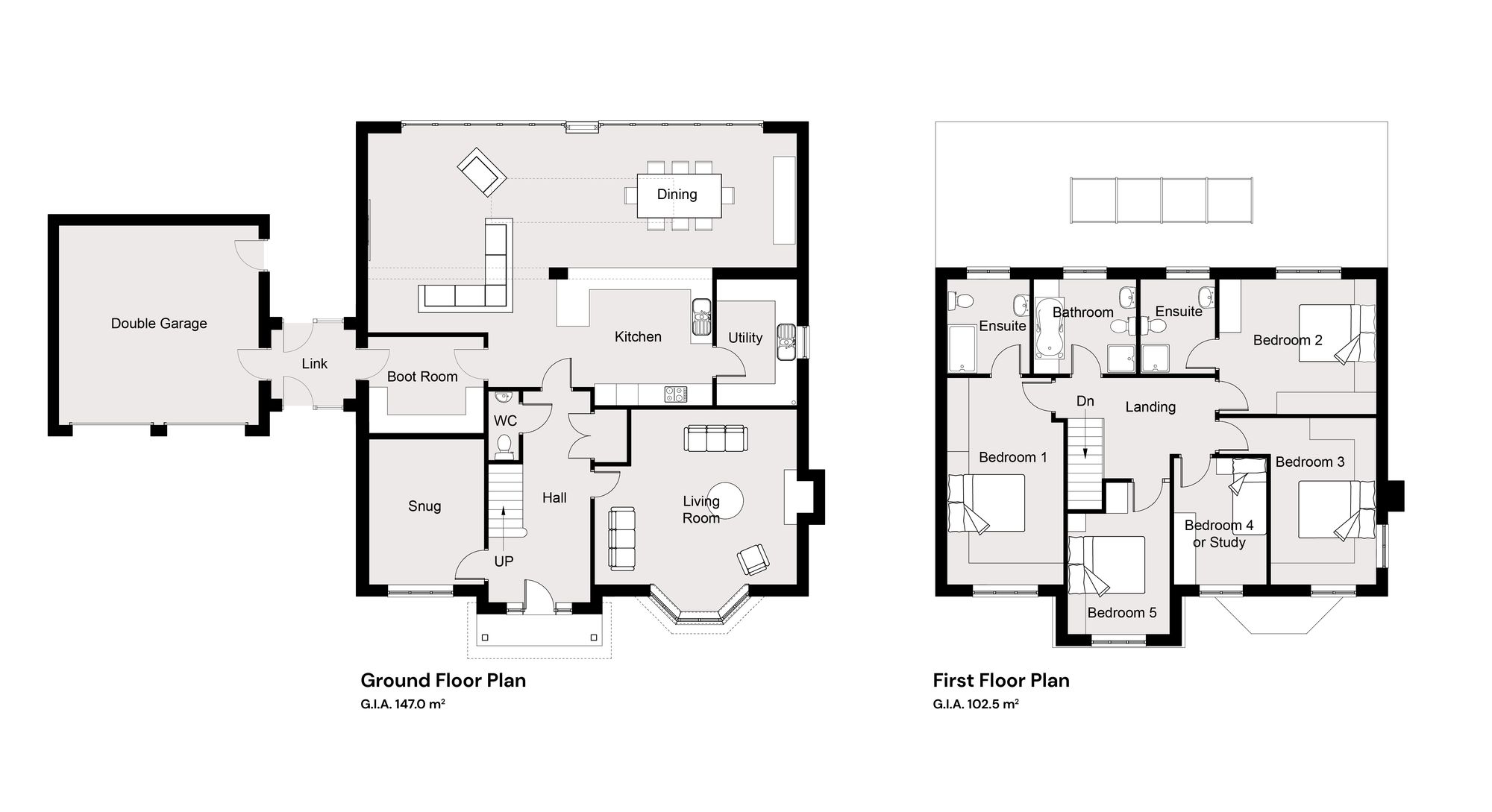 5 bed detached house for sale in Weston Way, Ireland's Cross, CW3 - Property floorplan