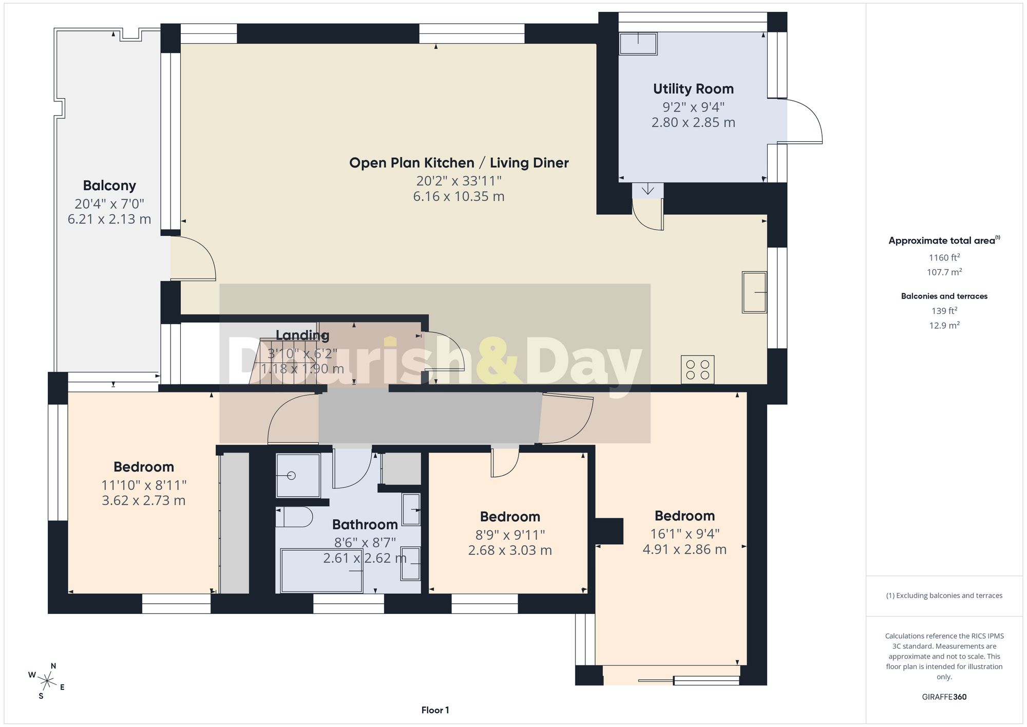 4 bed detached house for sale in Kings Drive, Hopton, ST18 - Property floorplan