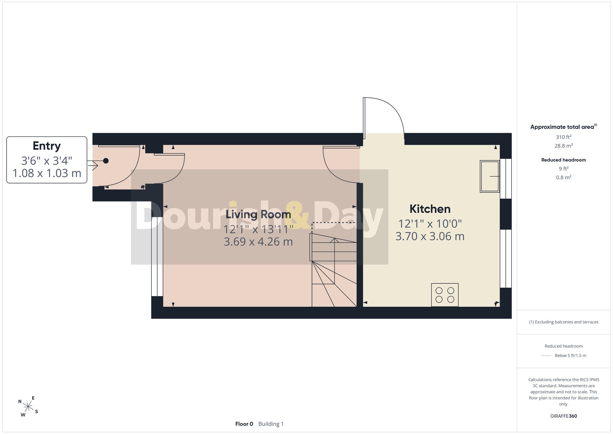 2 bed semi-detached house for sale in Bretton Gardens, Wolverhampton, WV10 - Property floorplan