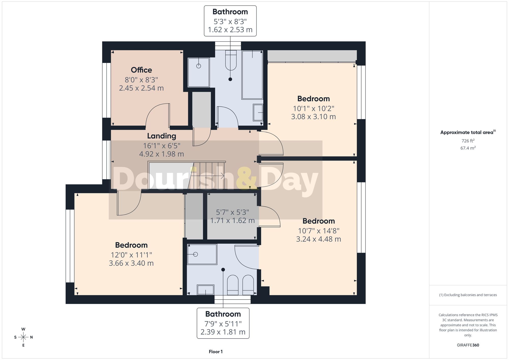 4 bed detached house for sale in Kingfisher Drive, Colwich, ST18 - Property floorplan