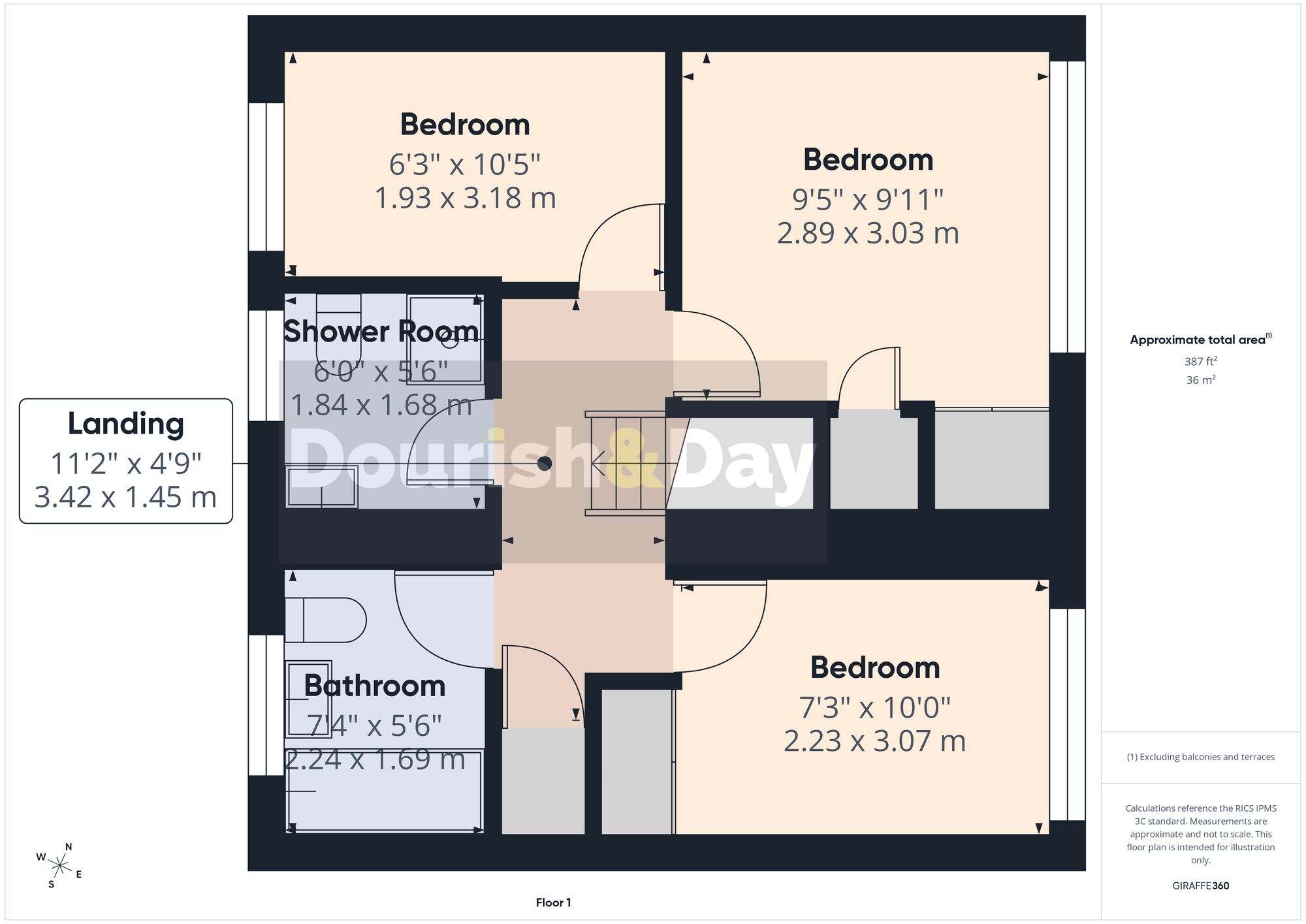 3 bed semi-detached house for sale in Deepdales, Stafford, ST17 - Property floorplan