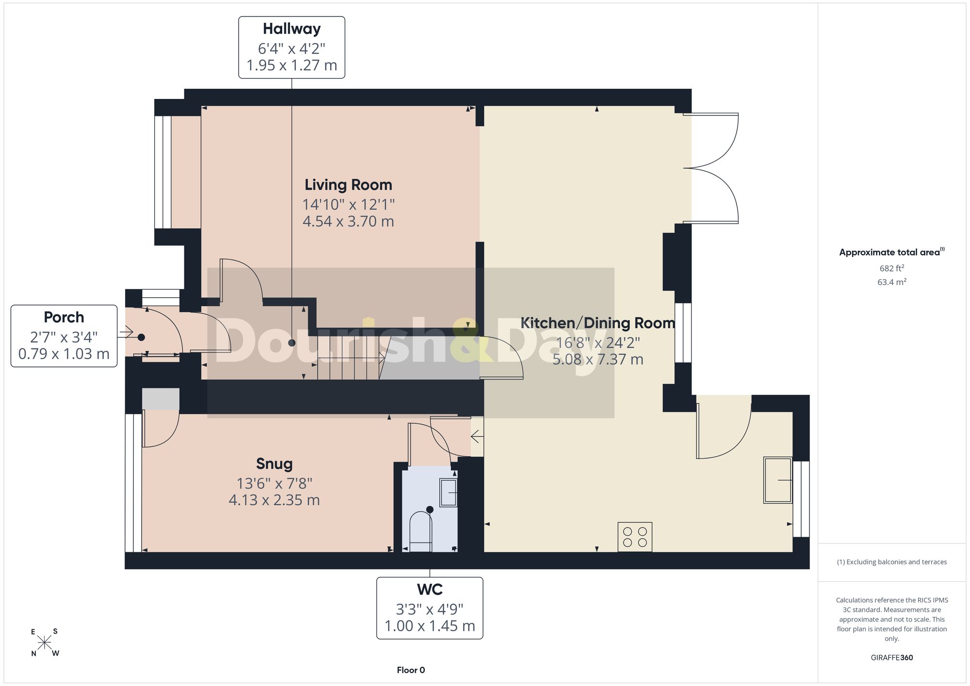 3 bed detached house for sale in Saxon Road, Penkridge, ST19 - Property floorplan