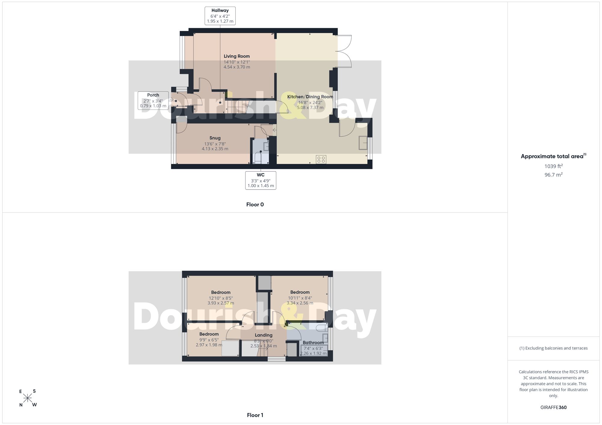 3 bed detached house for sale in Saxon Road, Penkridge, ST19 - Property floorplan