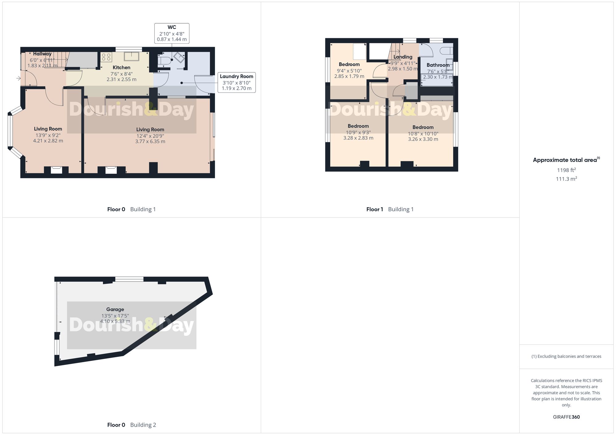 3 bed semi-detached house for sale in Southfields Close, Stafford, ST17 - Property floorplan