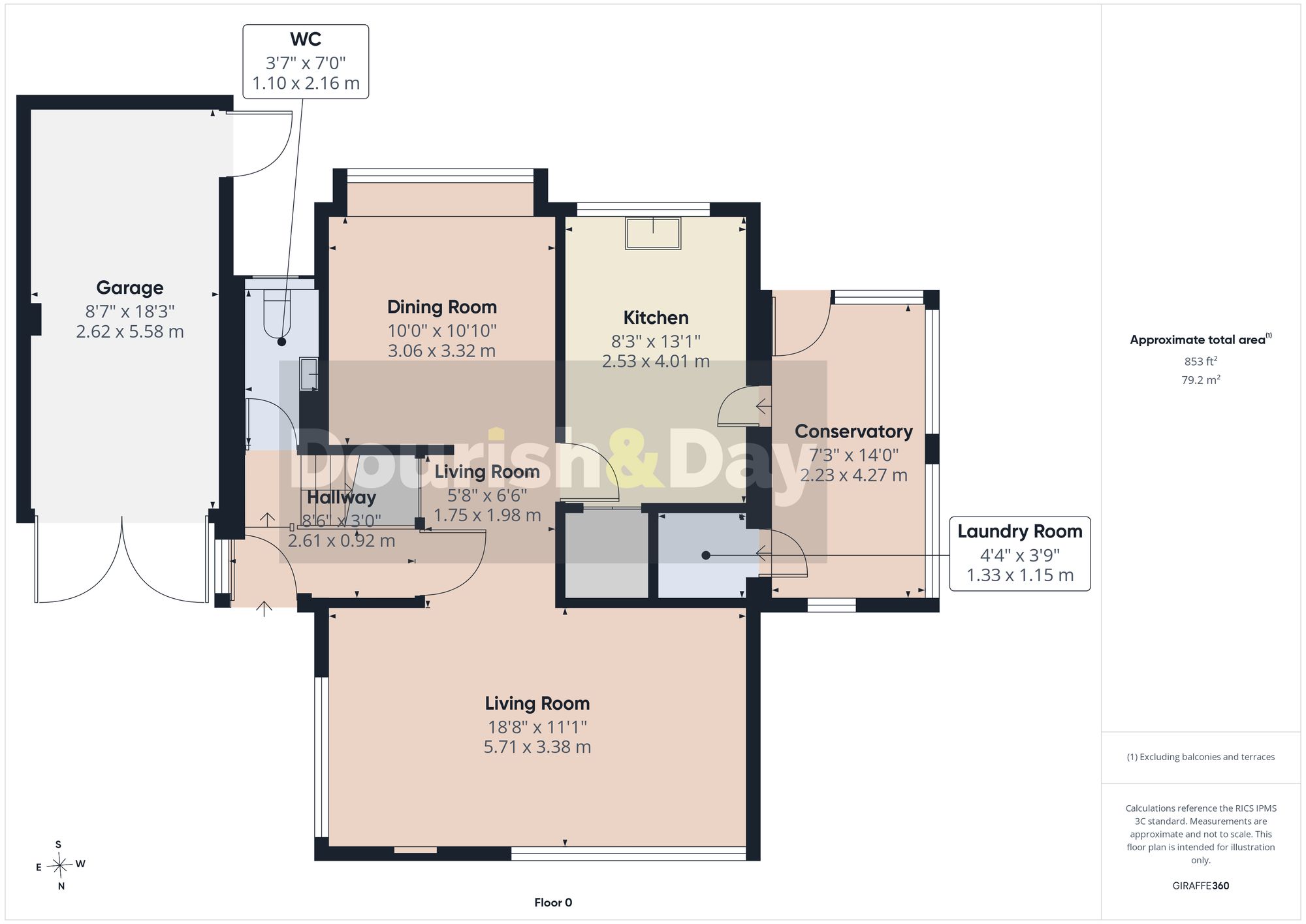 4 bed detached house for sale in Belvedere Close, Stafford, ST17 - Property floorplan