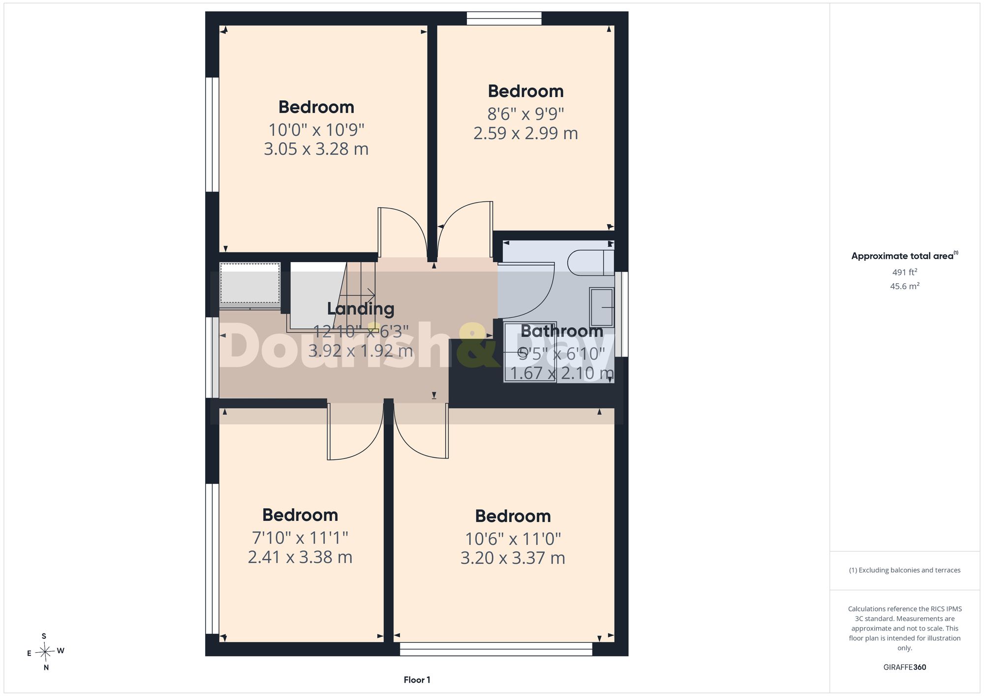 4 bed detached house for sale in Belvedere Close, Stafford, ST17 - Property floorplan