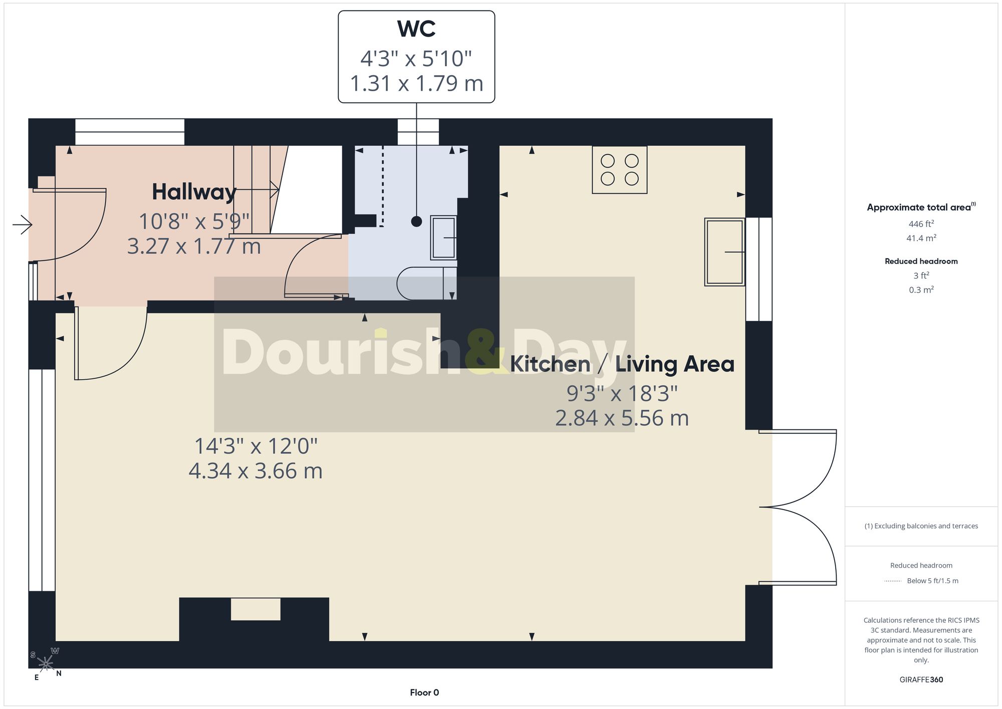 3 bed semi-detached house for sale in Ashley View, Market Drayton, TF9 - Property floorplan