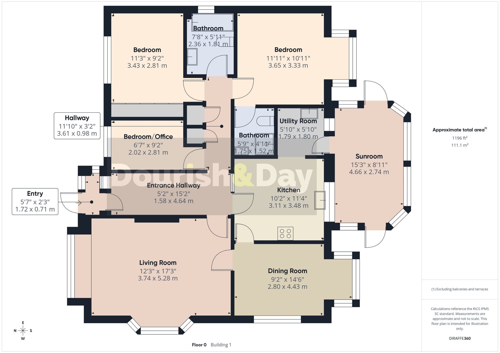 3 bed detached bungalow for sale in Mucklestone Wood Lane, Loggerheads, TF9 - Property floorplan