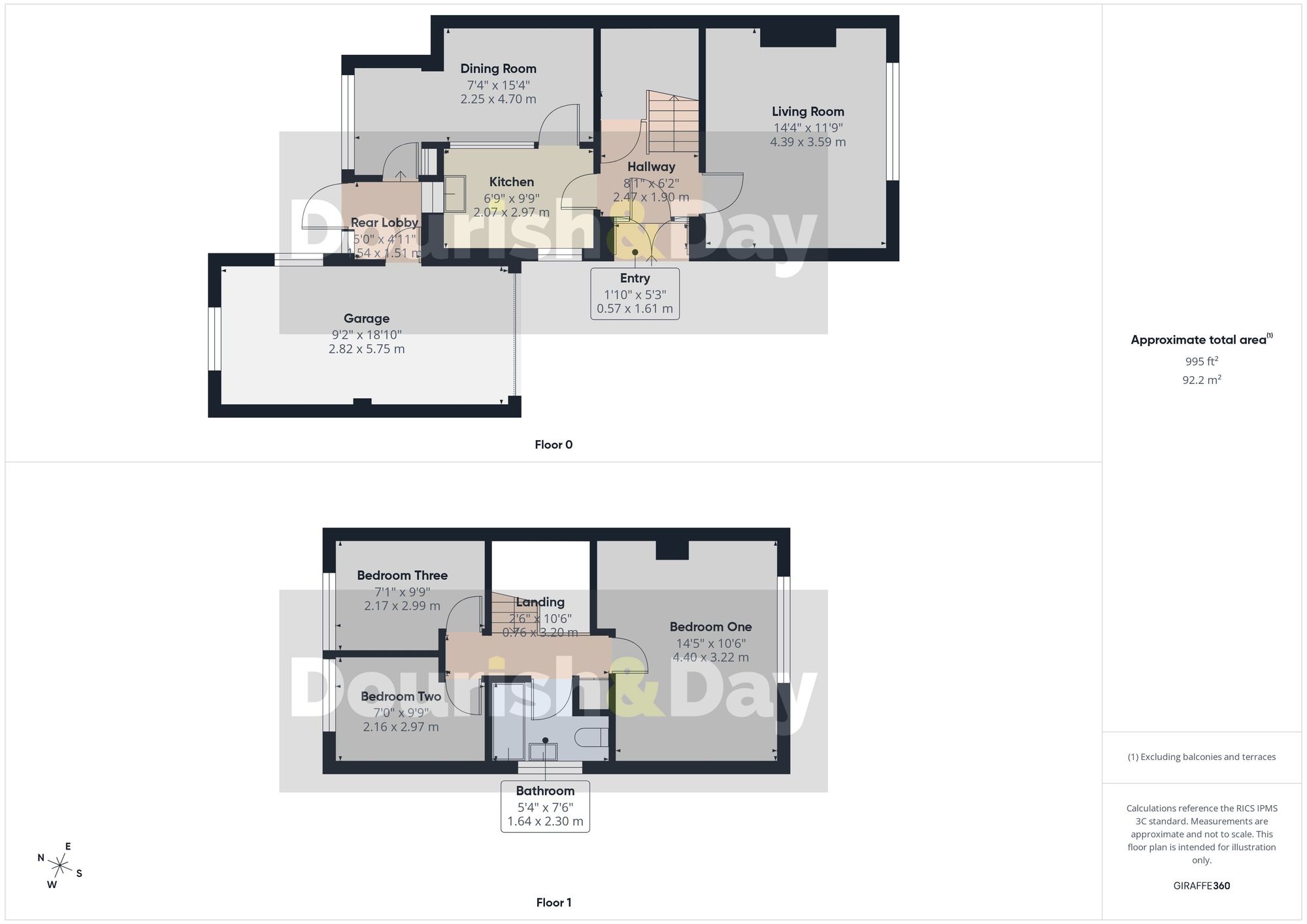 3 bed semi-detached house for sale in Marsh Lane, Penkridge, ST19 - Property floorplan