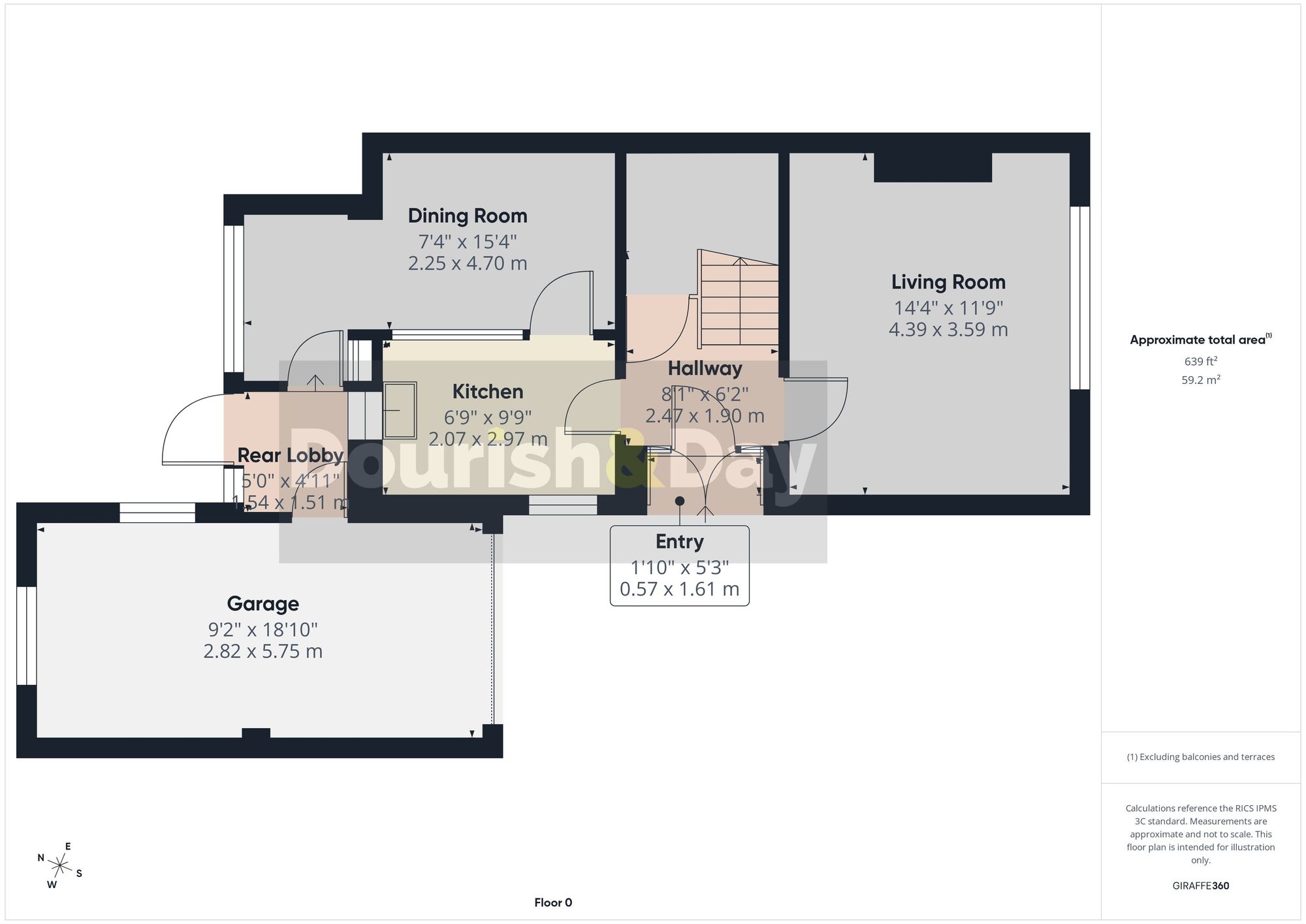 3 bed semi-detached house for sale in Marsh Lane, Penkridge, ST19 - Property floorplan