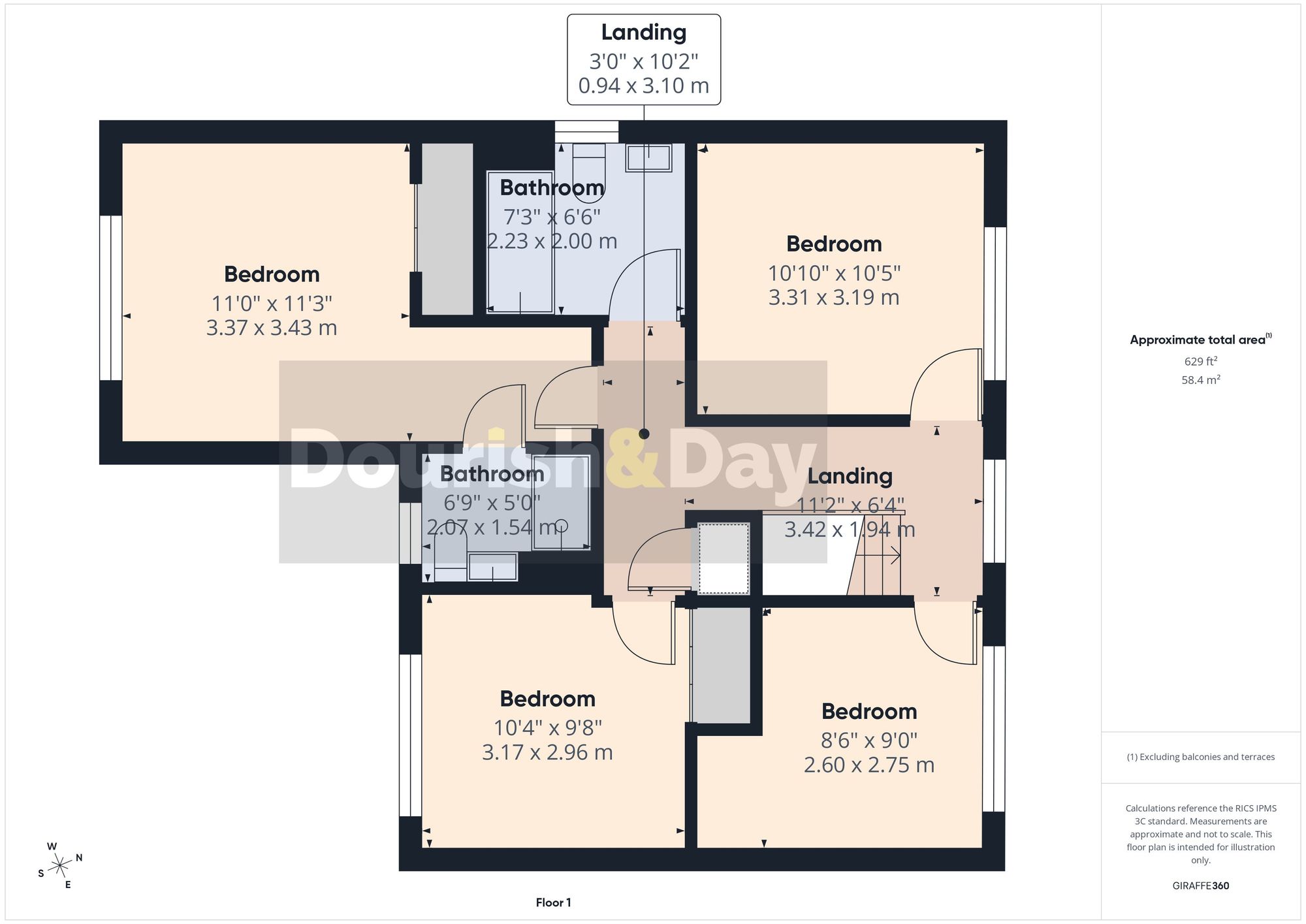 4 bed detached house for sale in Northburgh Avenue, Stafford, ST18 - Property floorplan