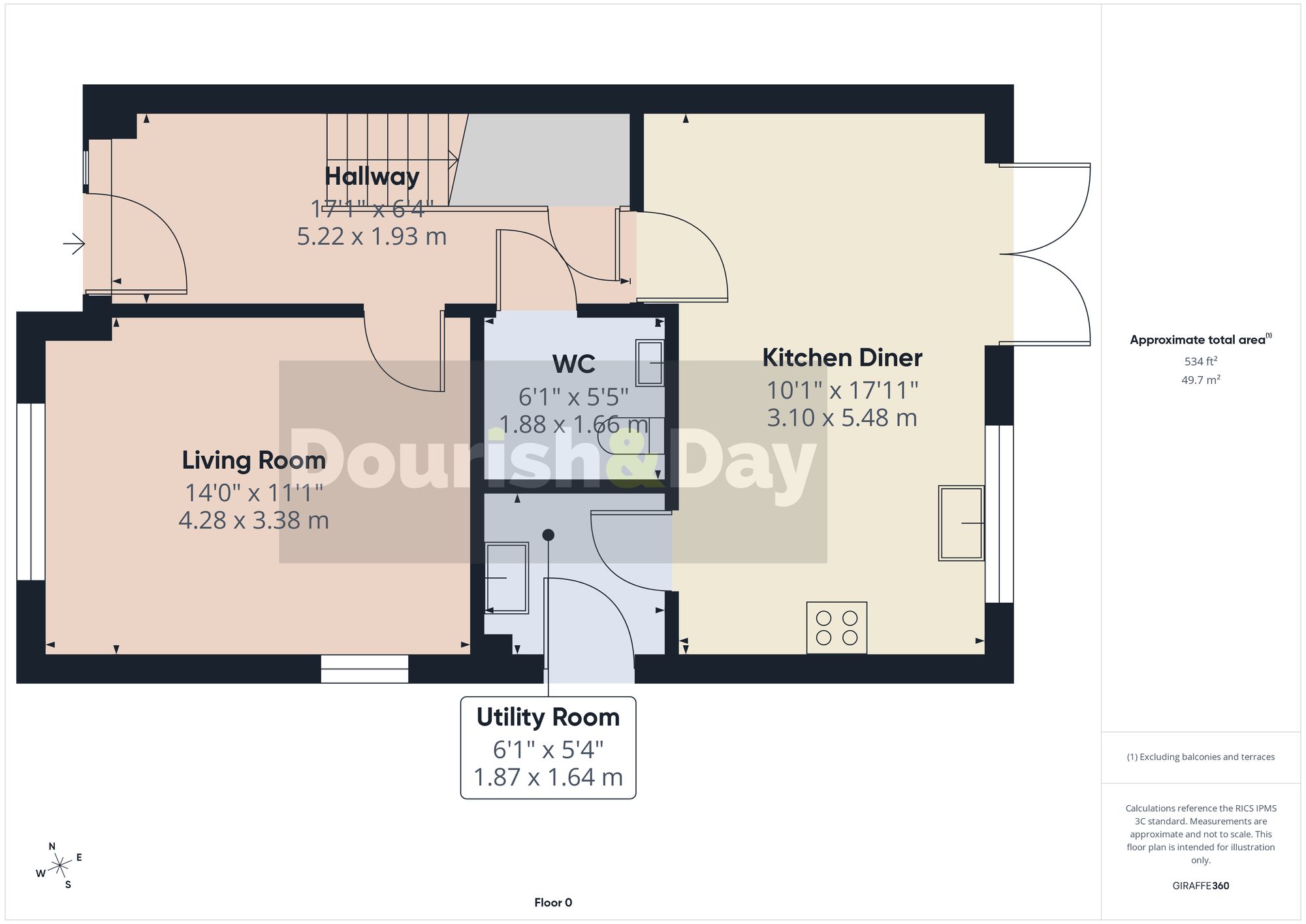 3 bed detached house for sale in Lynchet Road, Malpas, SY14 - Property floorplan
