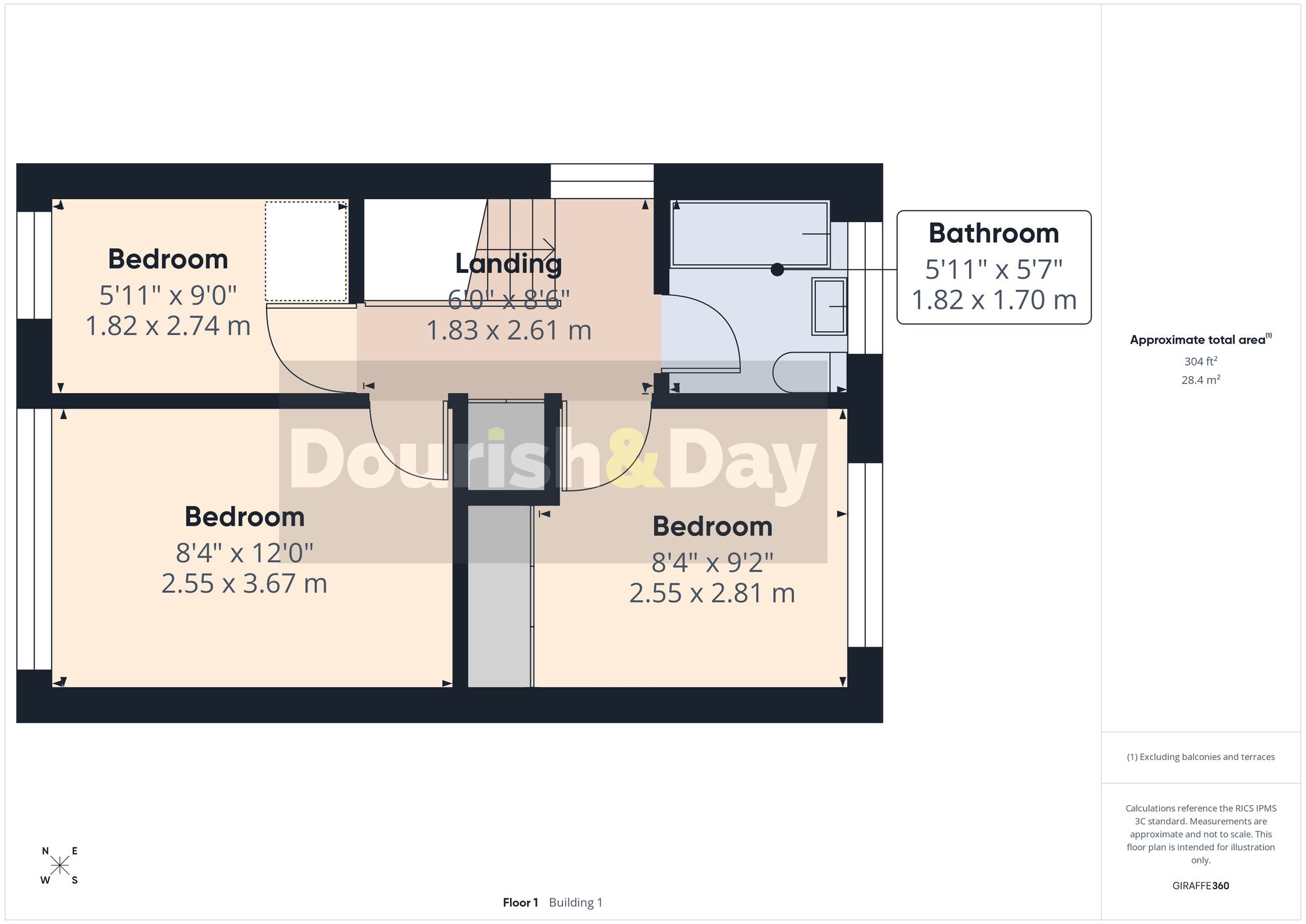 3 bed semi-detached house for sale in Cherrywood Close, Stafford, ST17 - Property floorplan