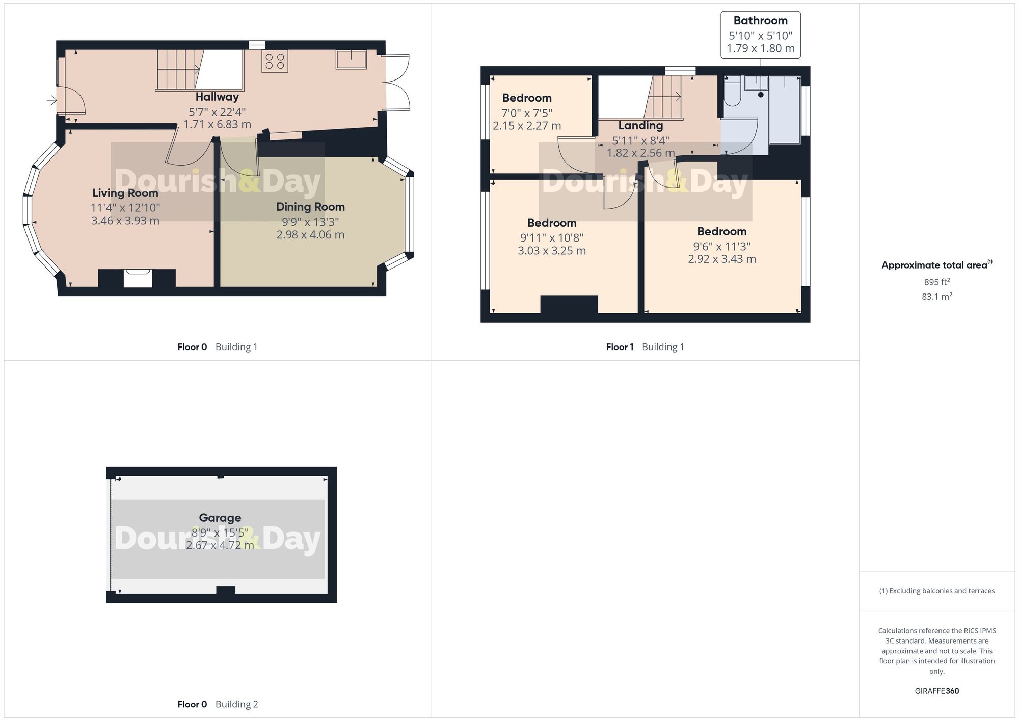 3 bed semi-detached house for sale in Tixall Road, Stafford, ST16 - Property floorplan