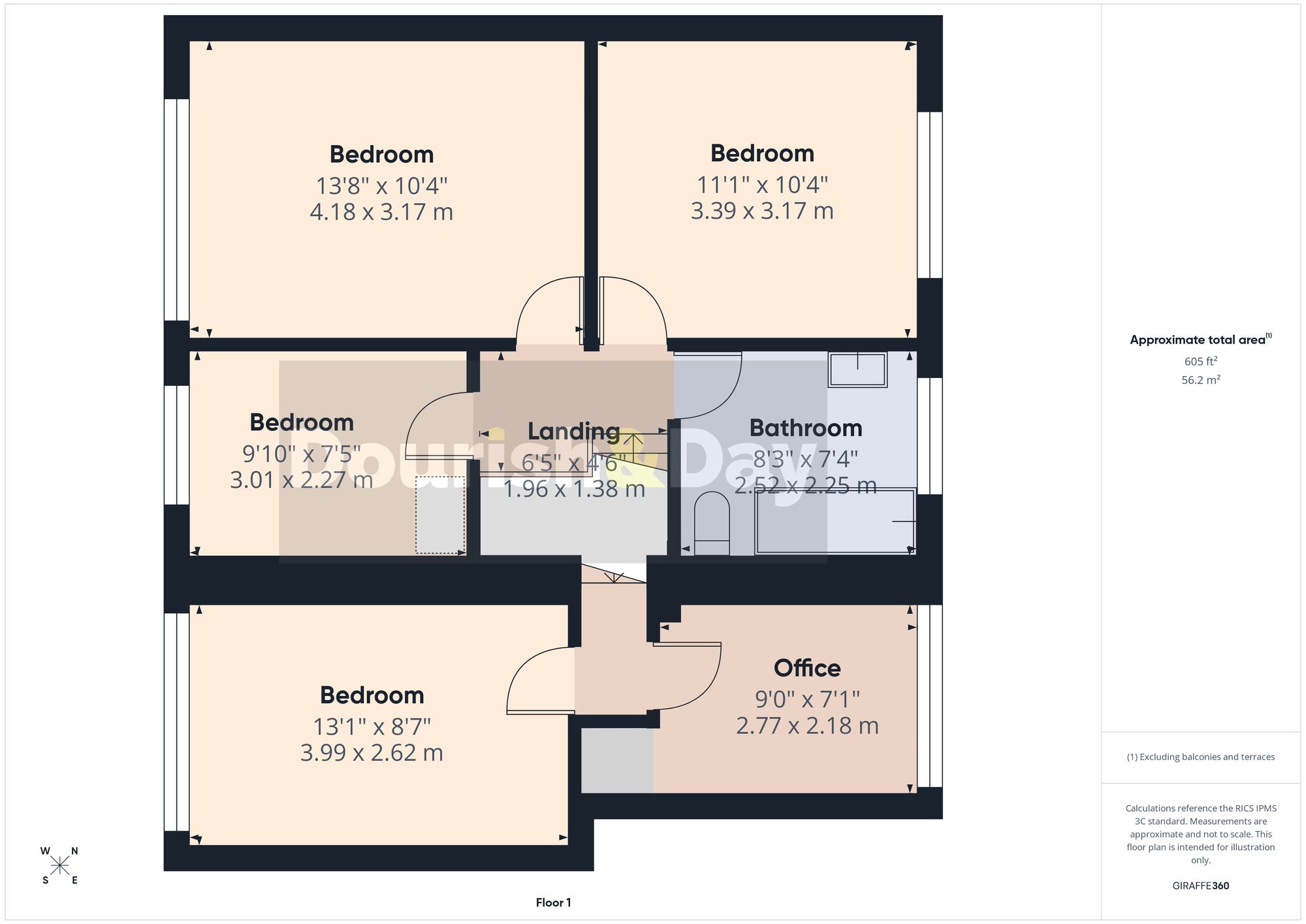 5 bed detached house for sale in Braunton Avenue, Stafford, ST17 - Property floorplan