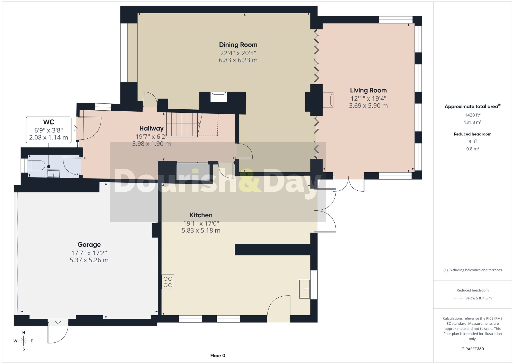 3 bed detached house for sale in Brook Lane, Ranton, ST18 - Property floorplan