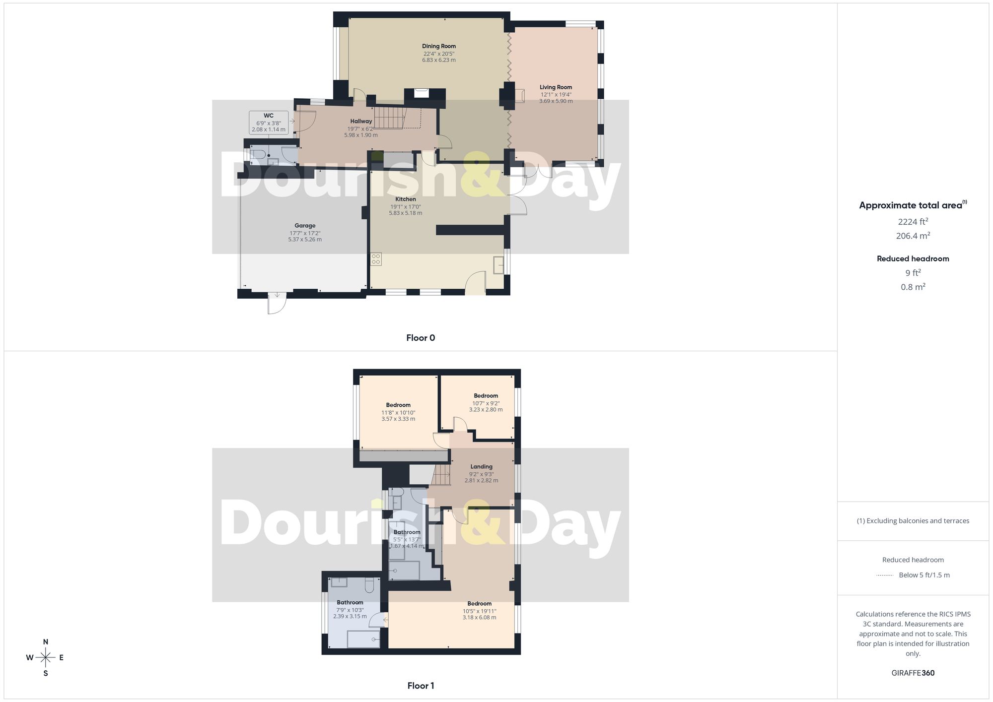 3 bed detached house for sale in Brook Lane, Ranton, ST18 - Property floorplan