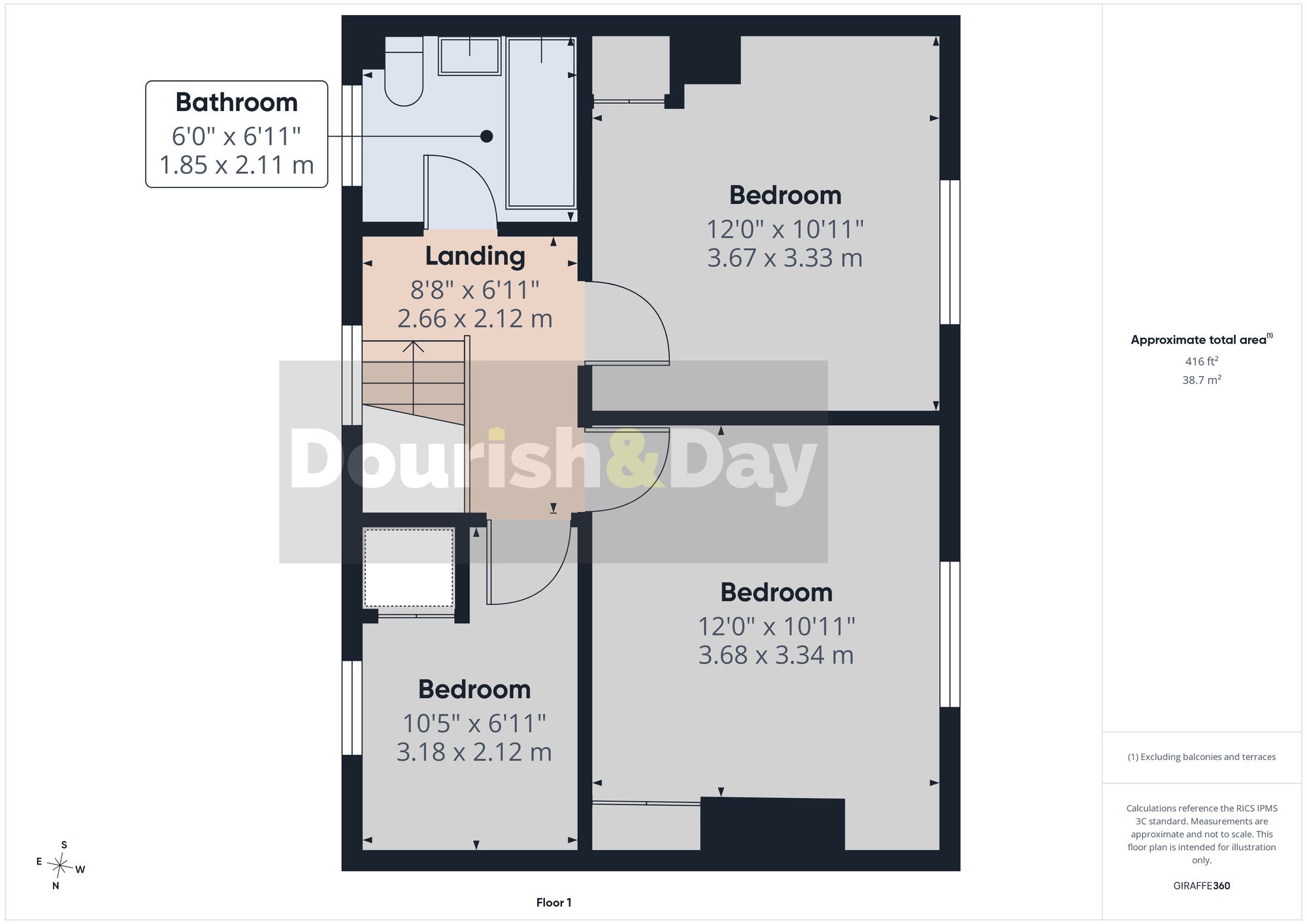 3 bed semi-detached house for sale in Martins Way, Hixon, ST18 - Property floorplan