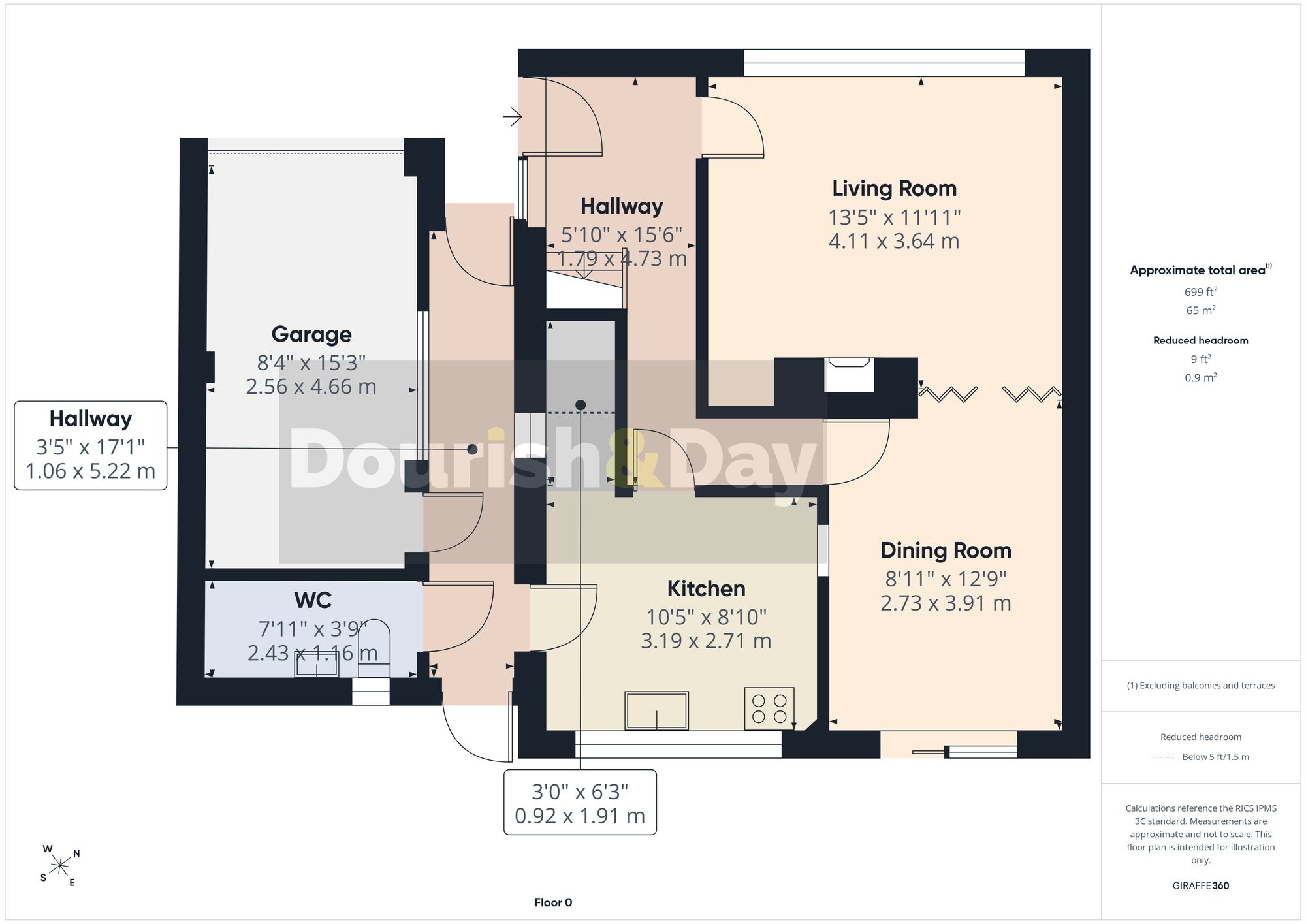 3 bed semi-detached house for sale in Heather Close, Great Bridgeford, ST18 - Property floorplan