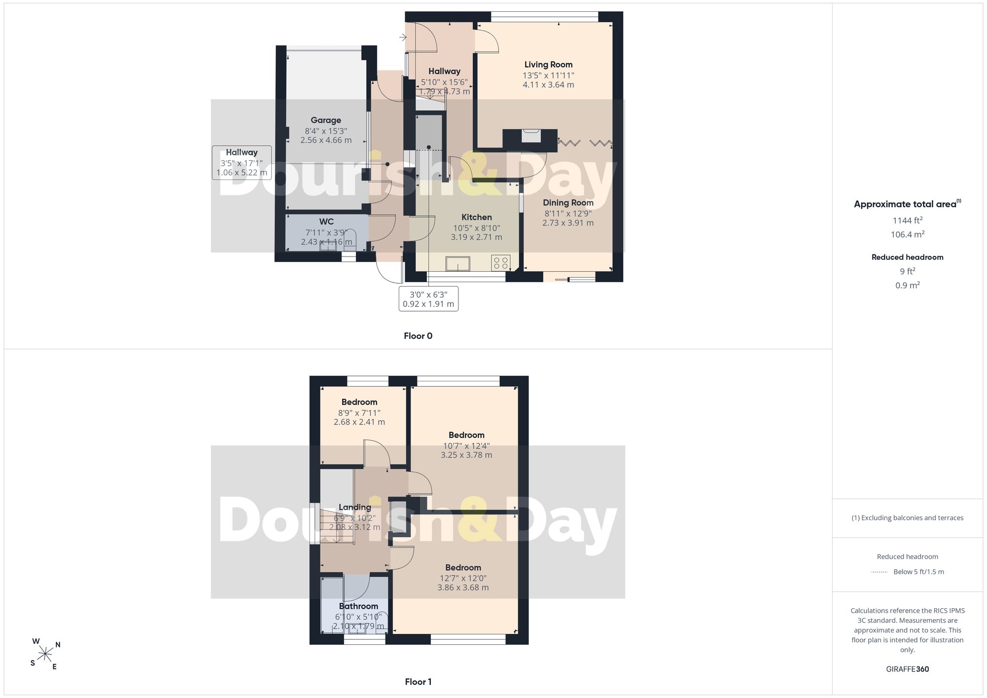 3 bed semi-detached house for sale in Heather Close, Great Bridgeford, ST18 - Property floorplan