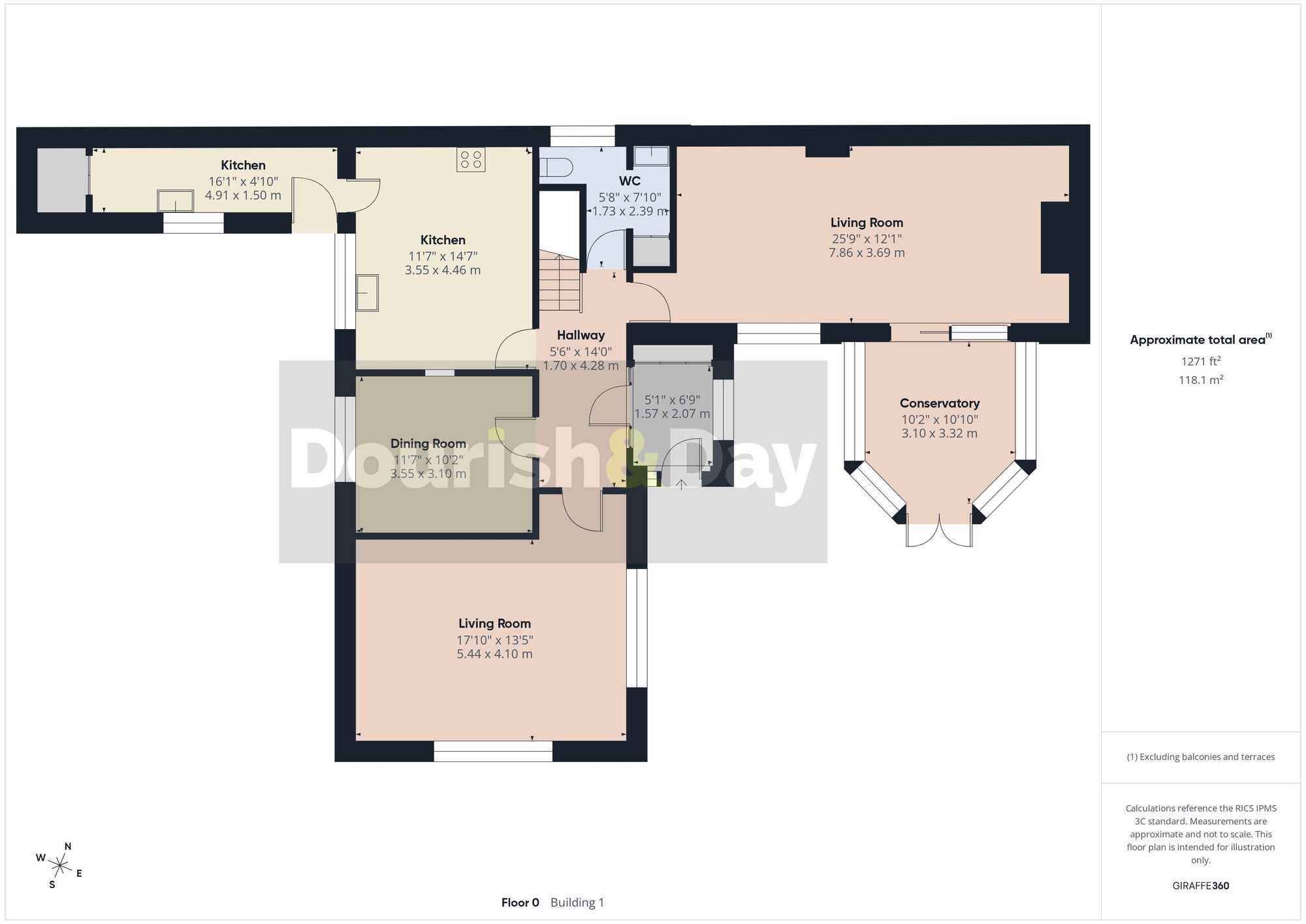 4 bed detached house for sale in Kings Road, Calf Heath, WV10 - Property floorplan