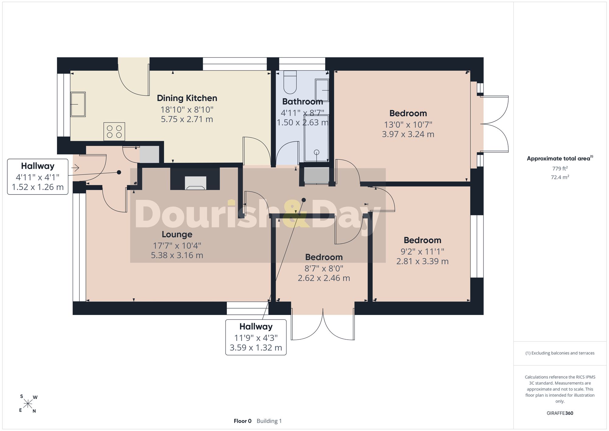 3 bed detached bungalow for sale in Moreton Street, Prees, SY13 - Property floorplan
