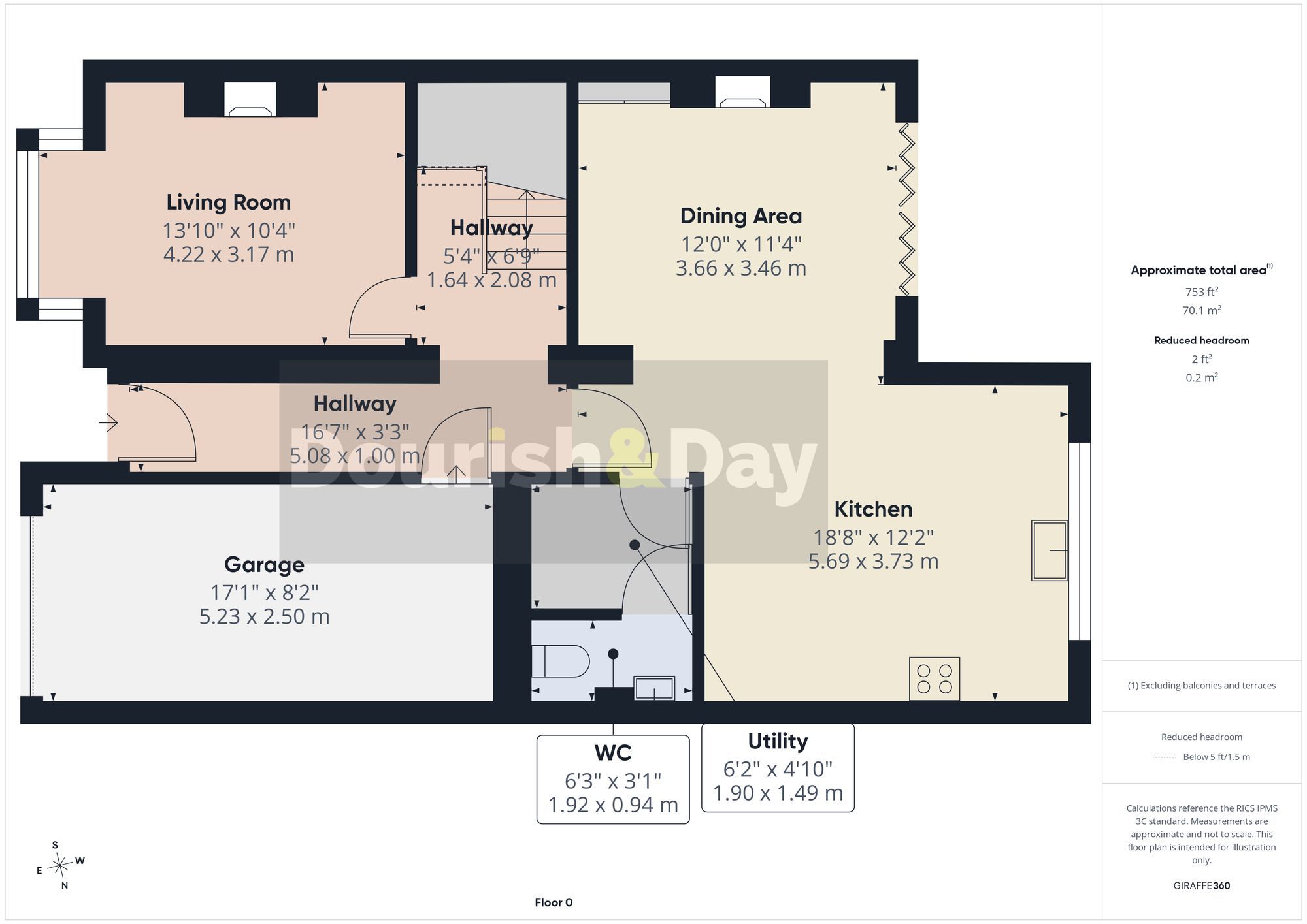 5 bed semi-detached house for sale in Pye Green Road, Cannock, WS11 - Property floorplan