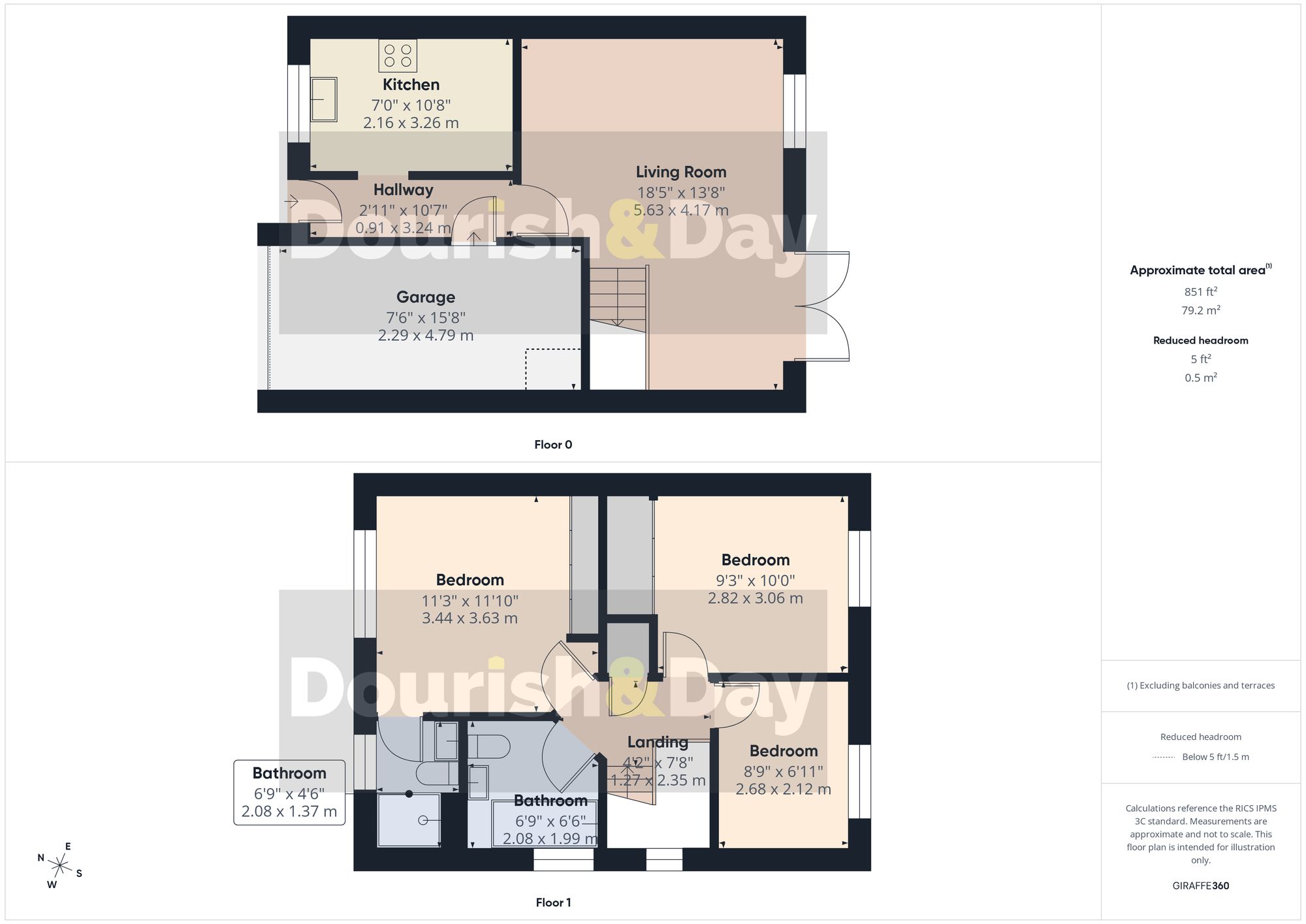 3 bed semi-detached house for sale in Virginia Avenue, Stafford, ST17 - Property floorplan