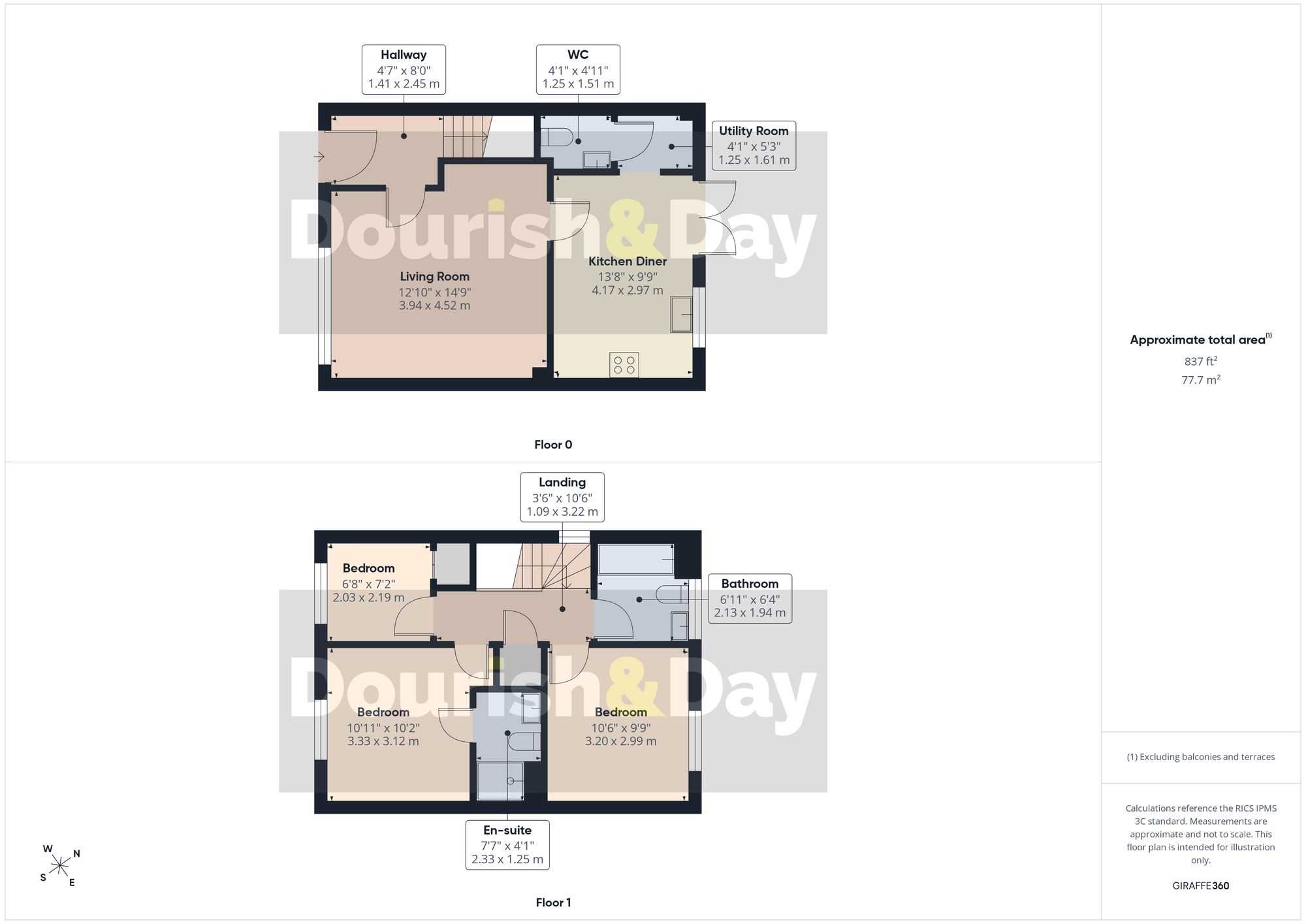 3 bed detached house for sale in Meadowside, Stone, ST15 - Property floorplan