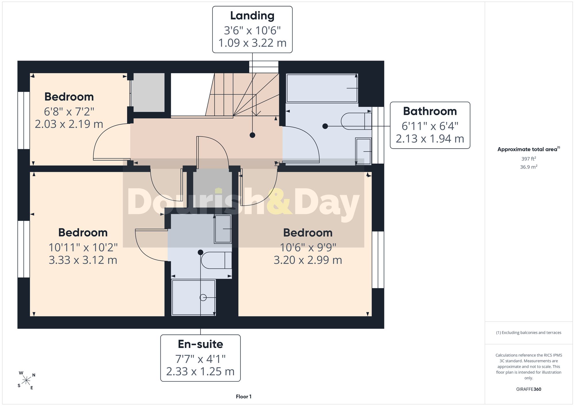 3 bed detached house for sale in Meadowside, Stone, ST15 - Property floorplan