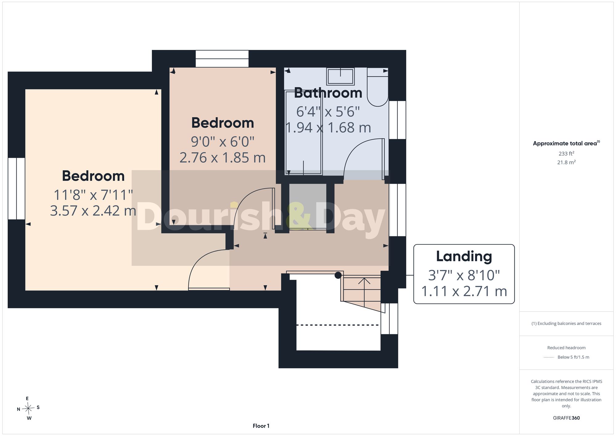 2 bed terraced house for sale in Cannock Road, Penkridge, ST19 - Property floorplan