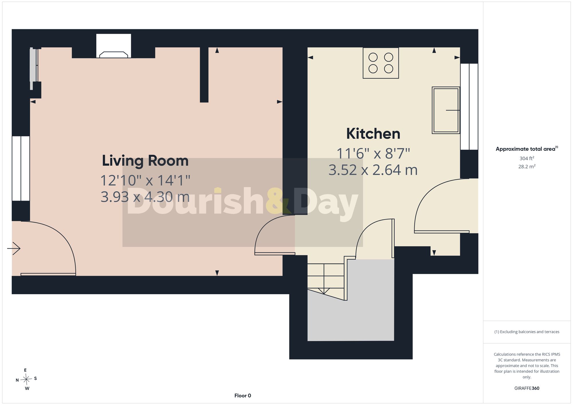 2 bed terraced house for sale in Cannock Road, Penkridge, ST19 - Property floorplan