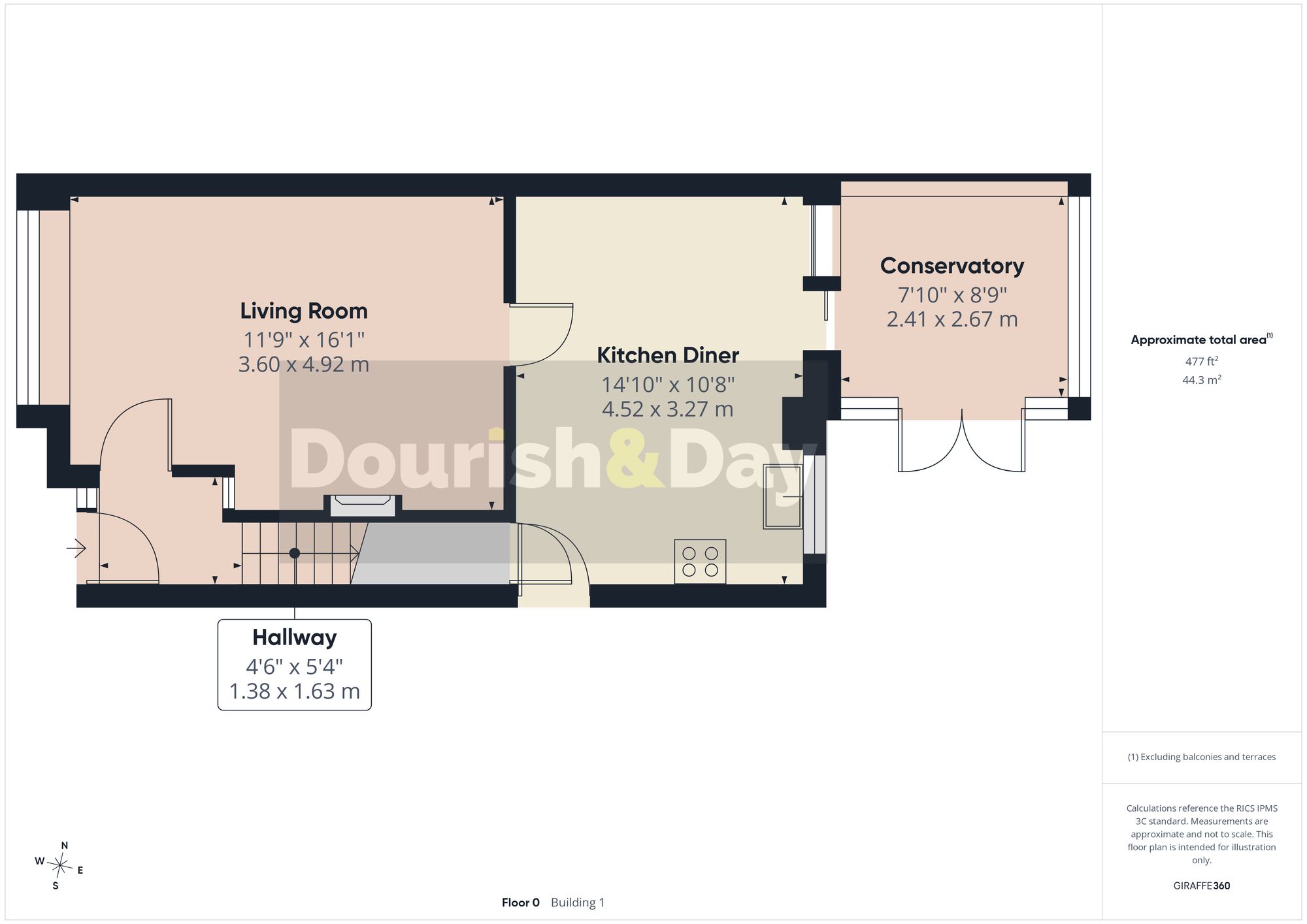 3 bed detached house for sale in Slaidburn Grove, Stafford, ST17 - Property floorplan