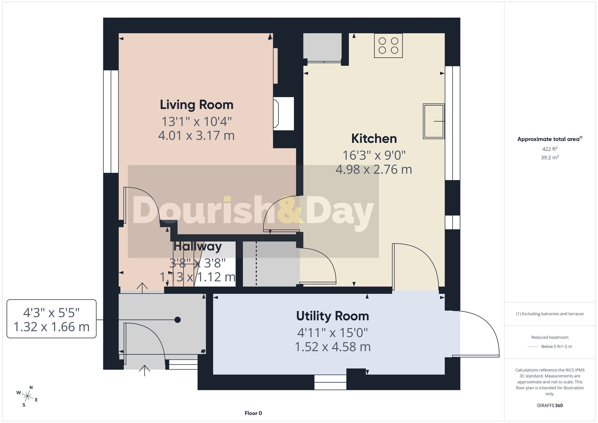 2 bed terraced house for sale in Riverside Drive, Tern Hill, TF9 - Property floorplan