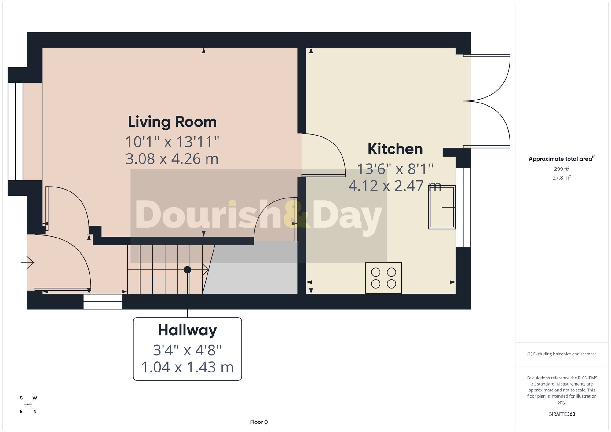 2 bed semi-detached house for sale in Helen Sharman Drive, Stafford, ST16 - Property floorplan