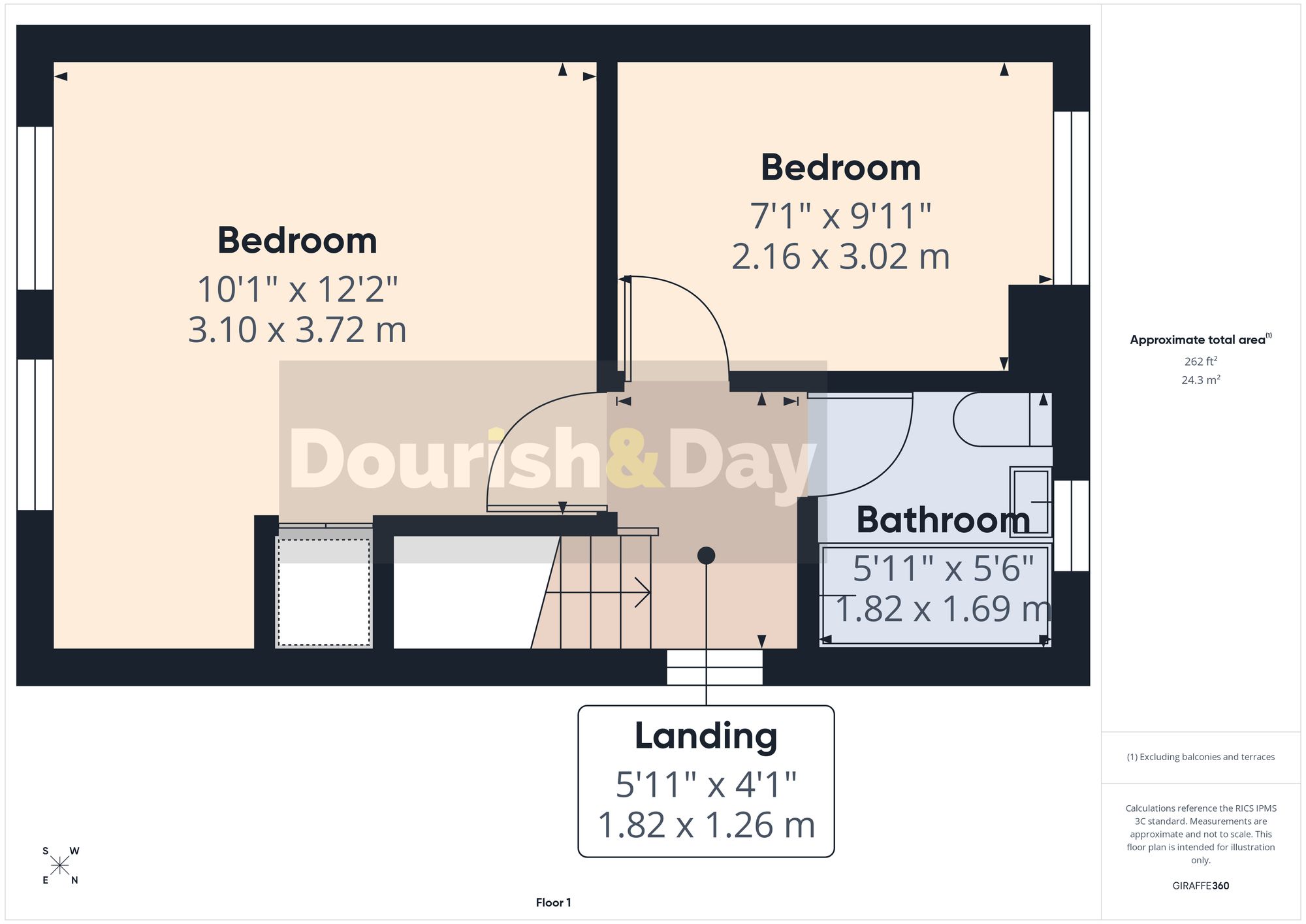 2 bed semi-detached house for sale in Helen Sharman Drive, Stafford, ST16 - Property floorplan